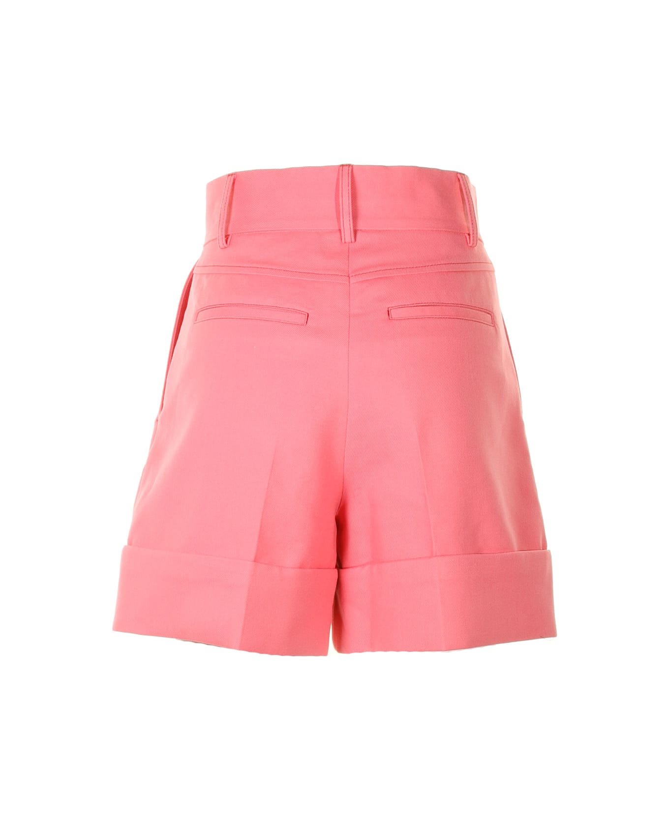 See by Chloé Pink High-waisted Shorts - SUNSET PINK