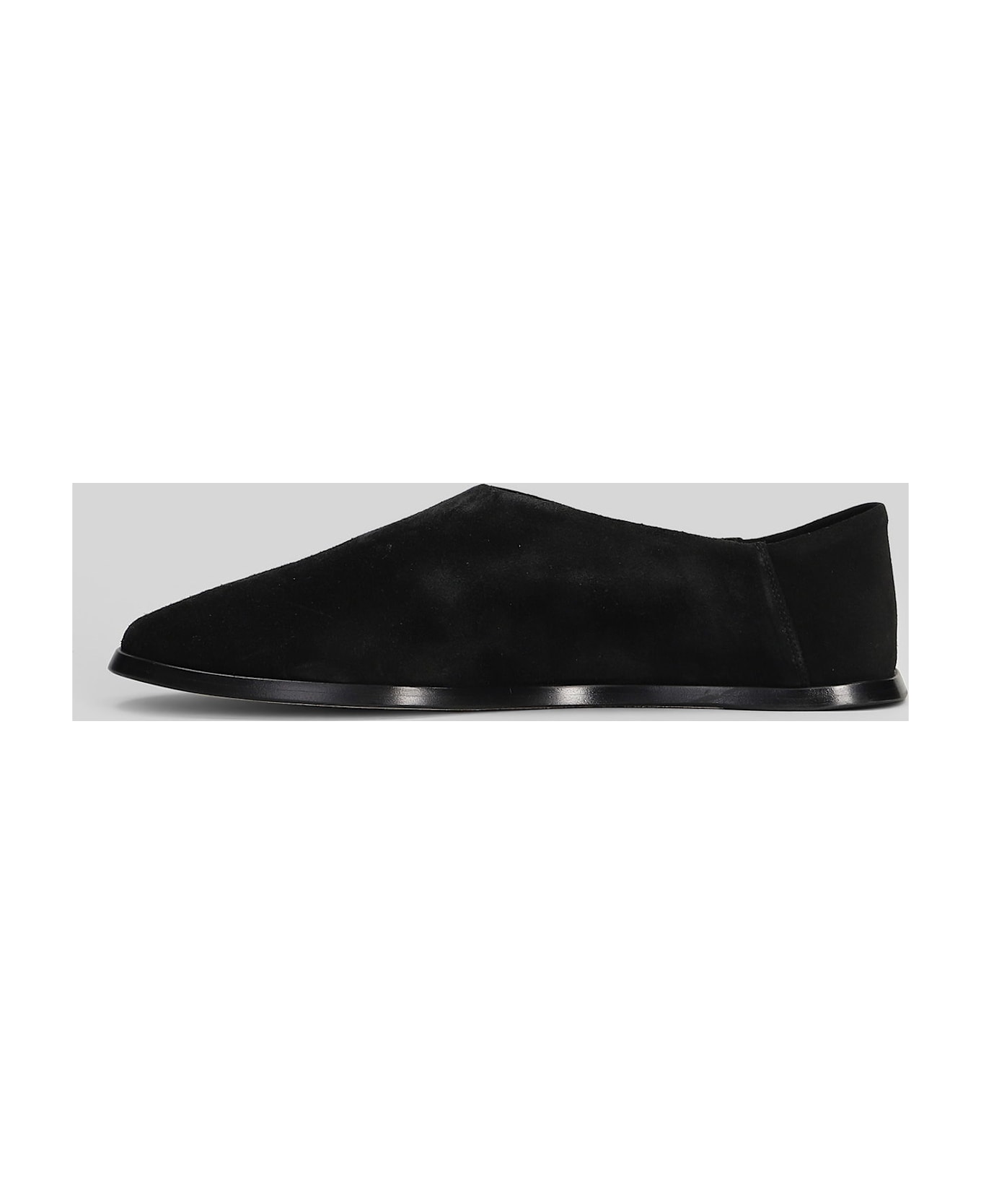 Fear of God Loafers In Black Suede - black