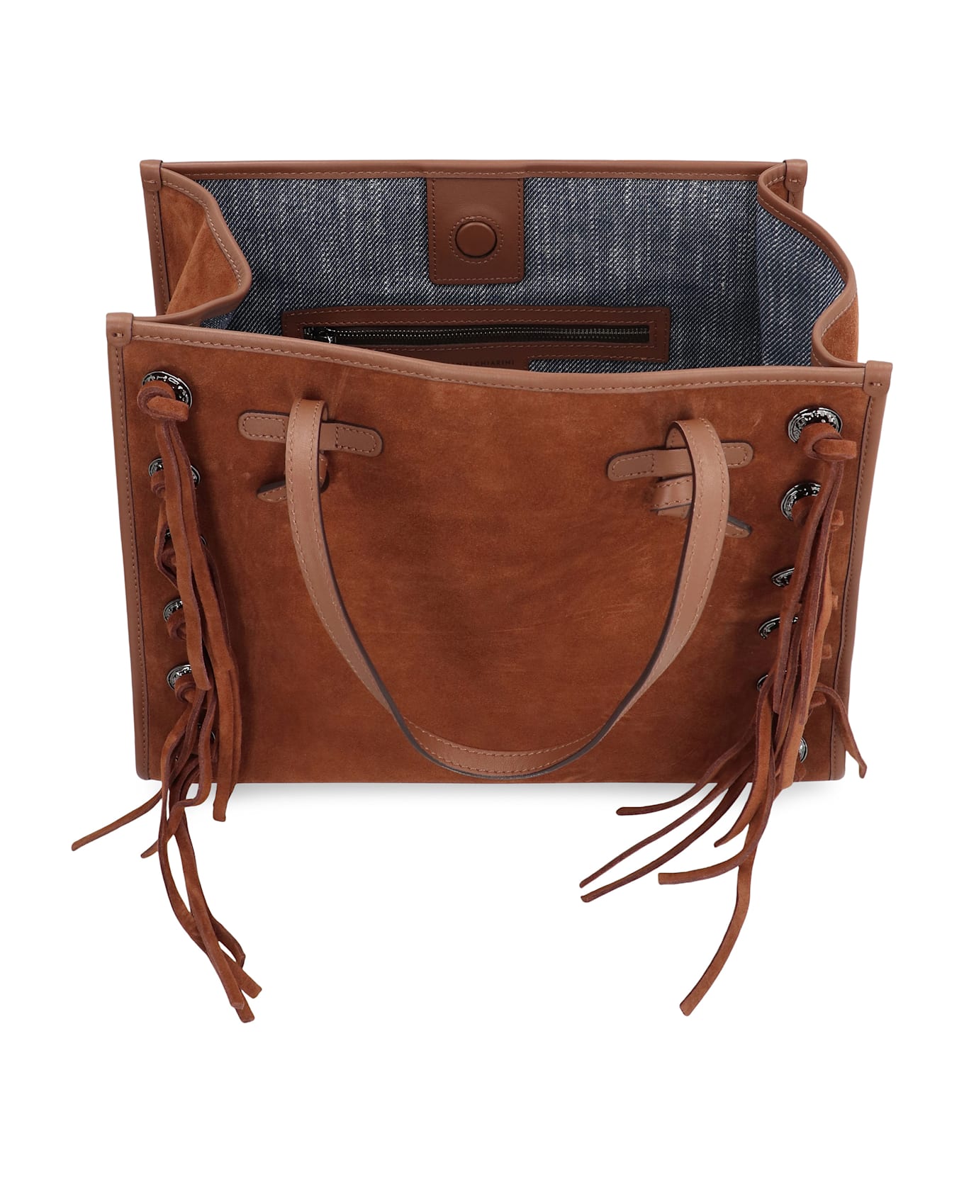 Gianni Chiarini Marcella Tote Bag - Saddle Brown
