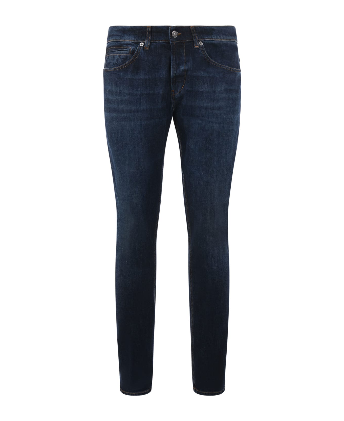 Dondup Slim Mid-rise Jeans By - Denim blu scuro
