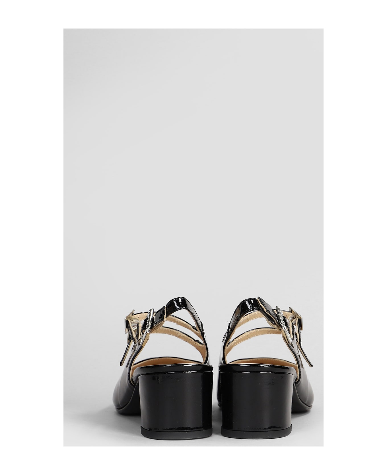 Fabio Rusconi Pumps In Black Patent Leather - black