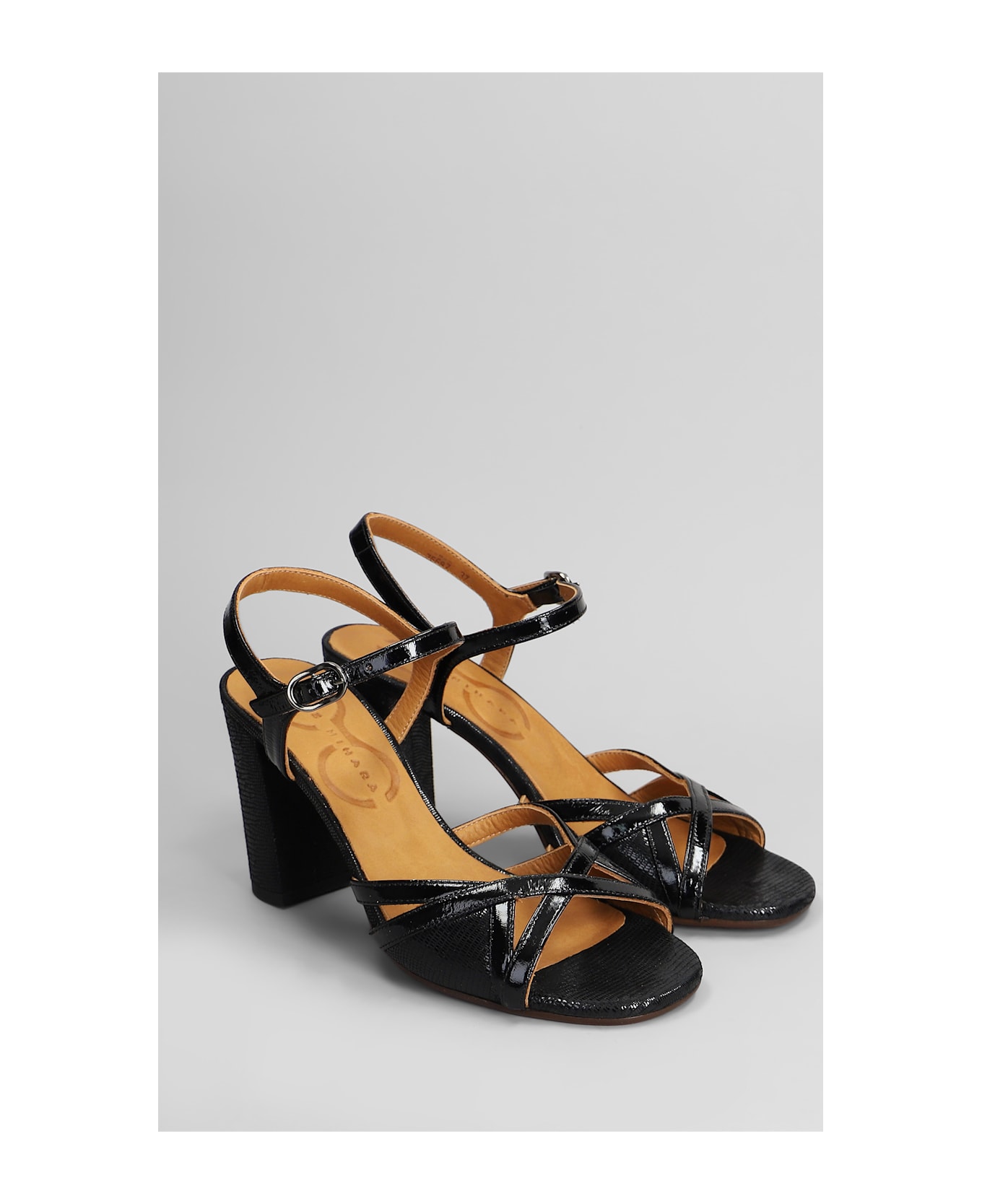 Chie Mihara Bemon Sandals In Black Leather - black