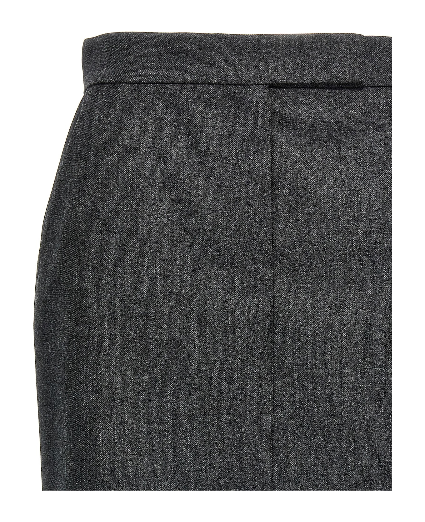 Max Mara 'sondalo' Skirt - Gray