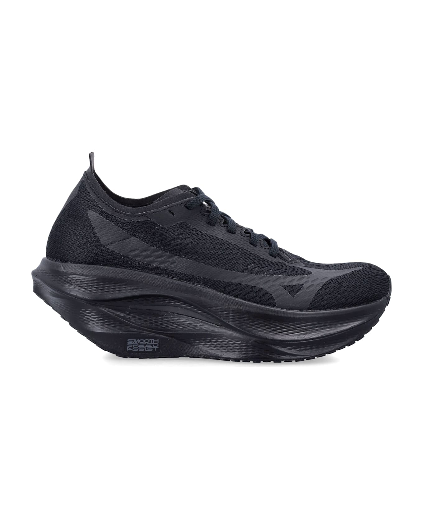 Comme des Garçons X Mizuno Wave Rebellion Pro Sneakers - BLACK