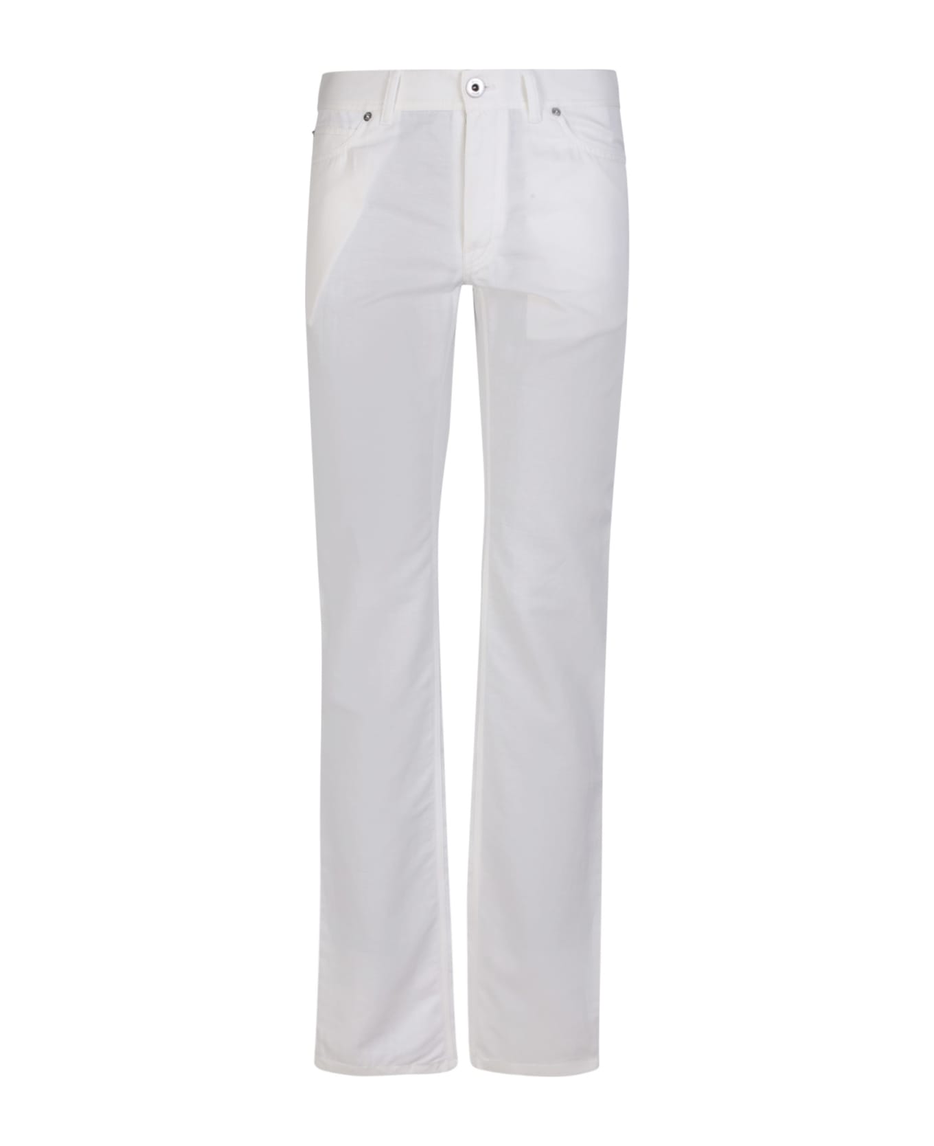 Brioni Meribel White Trousers - White