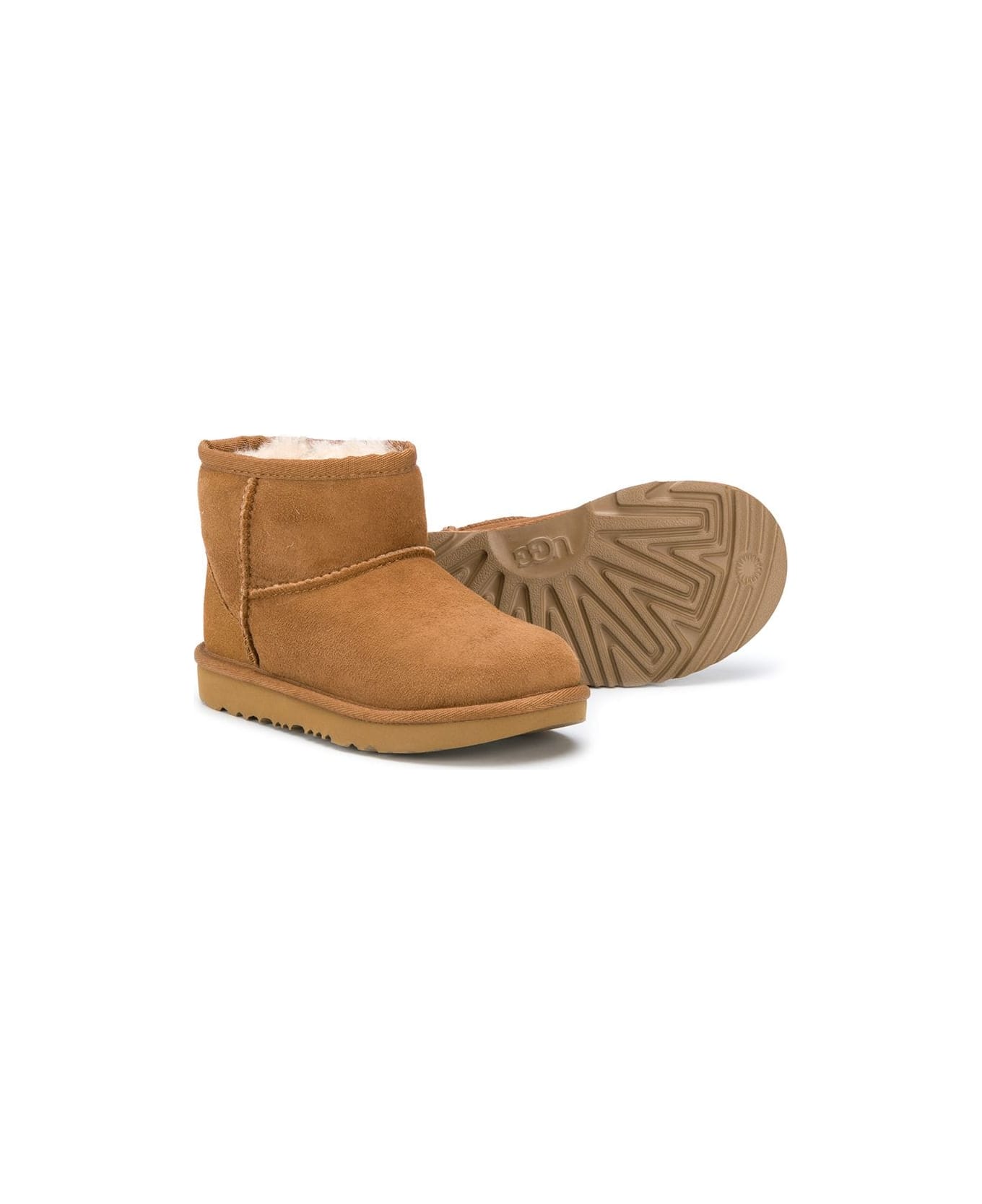 UGG Brown Ankle Boots Unisex - Brown