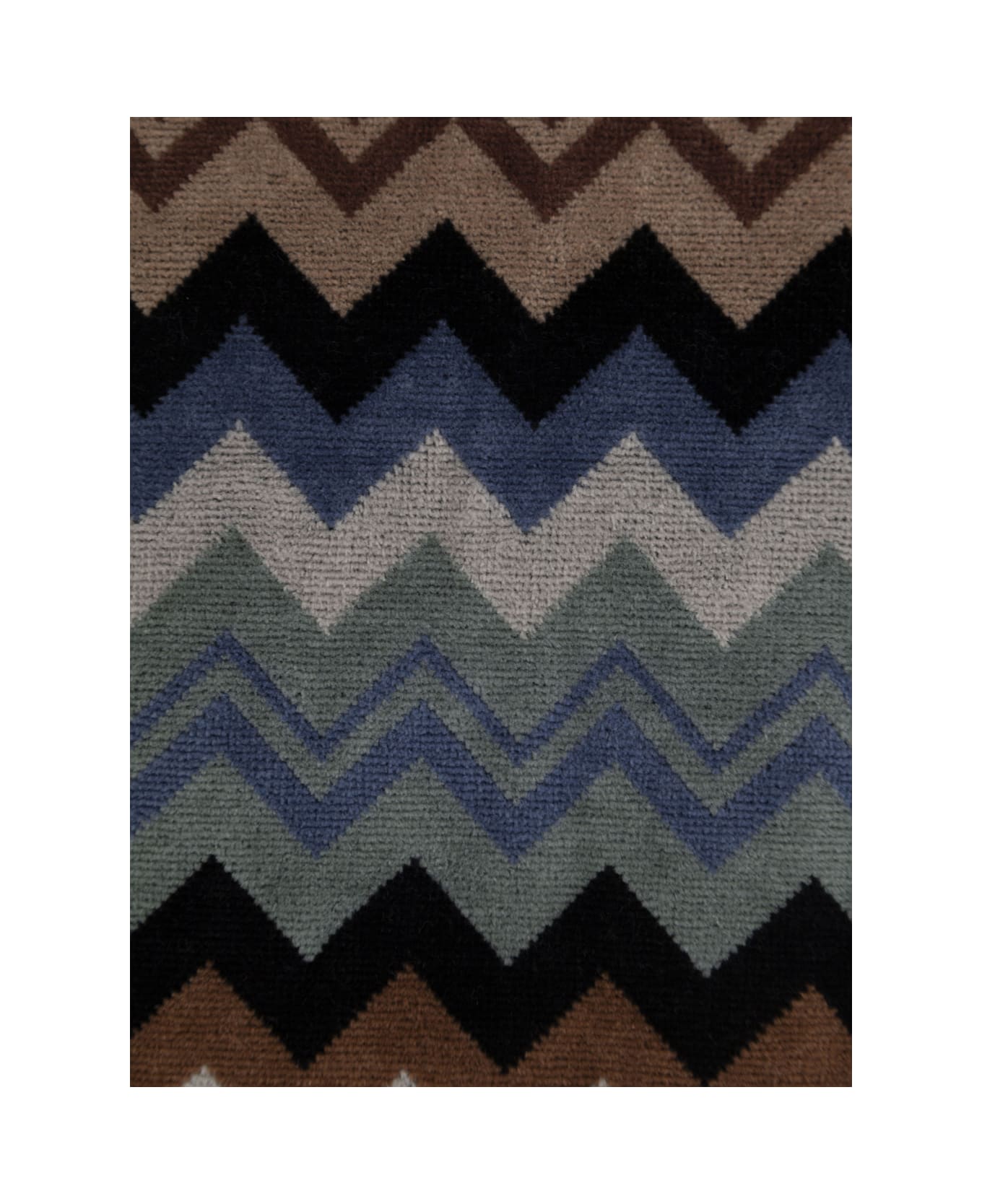 Missoni 'adam' Multicolor Beach Towel With Zigzag Motif In Cotton - Multicolor