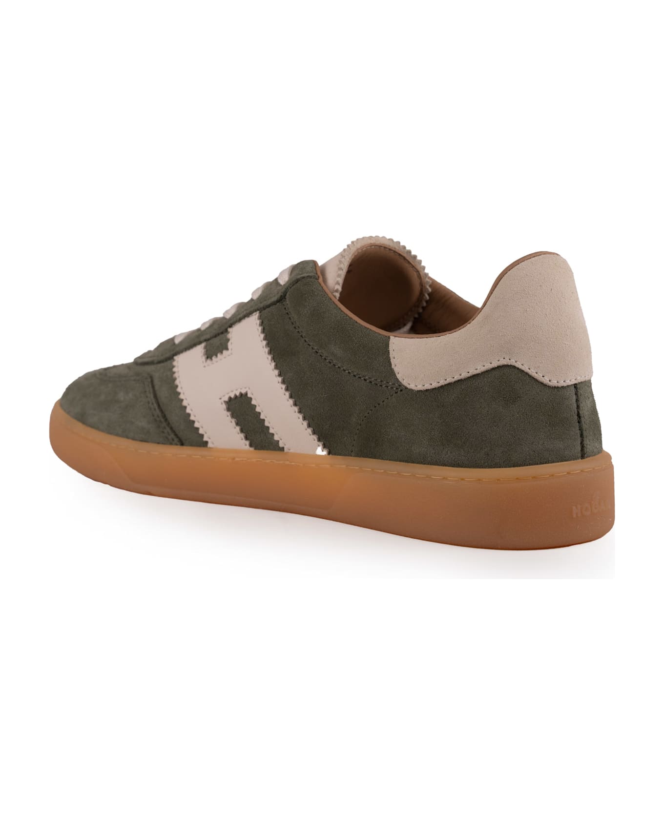 Hogan Cool Suede Sneakers - Verde/Bianco