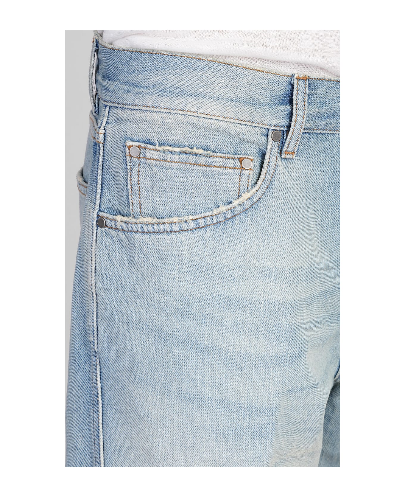 Lardini Jeans In Blue Denim - blue