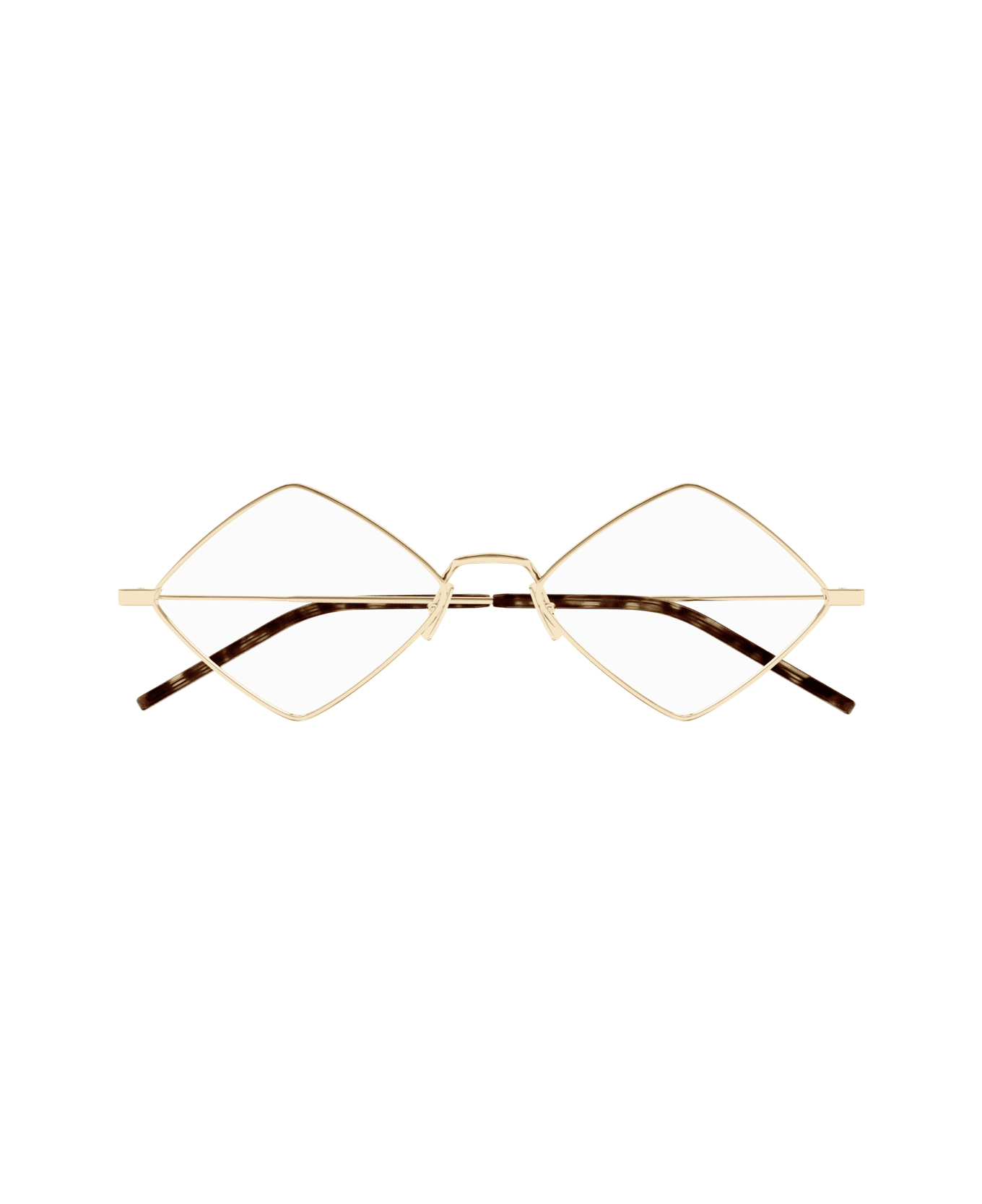 Saint Laurent Eyewear Sl 302 Lisa Opt 003 Gold Transparent Gloves - Oro