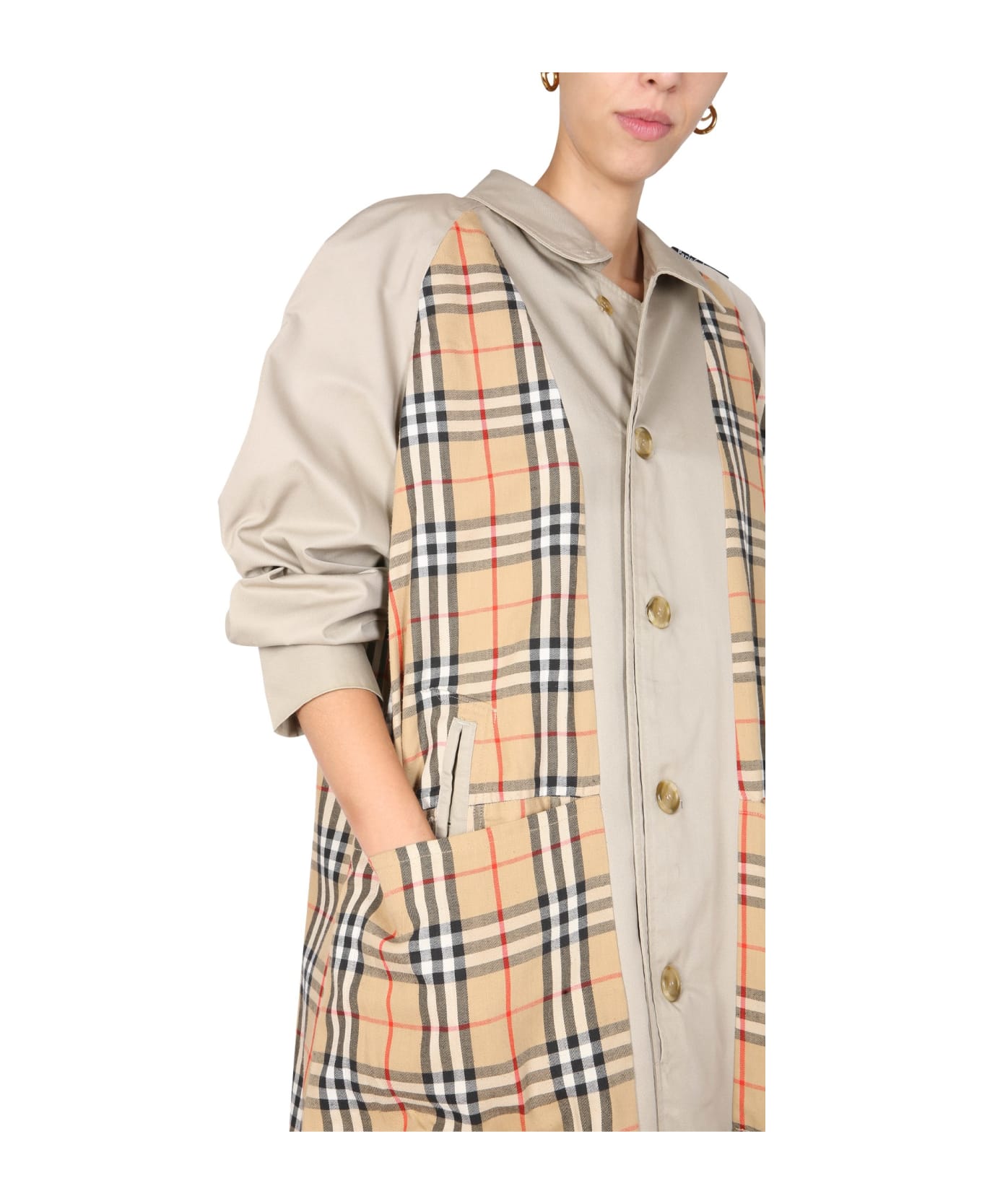 1/OFF Remade Burberry Trench - MULTICOLOR