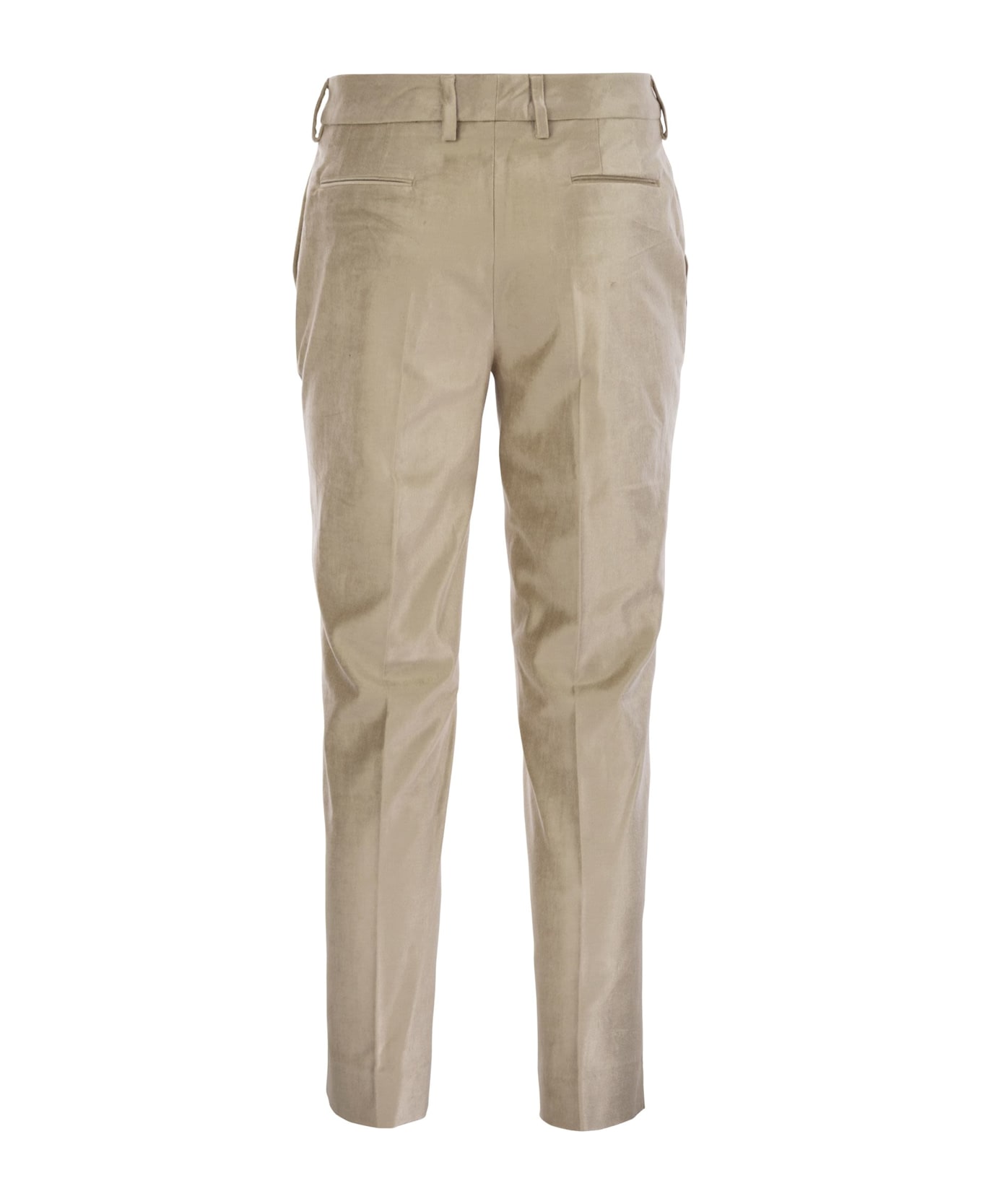 PT Torino New York - Velvet Trousers - Ivory