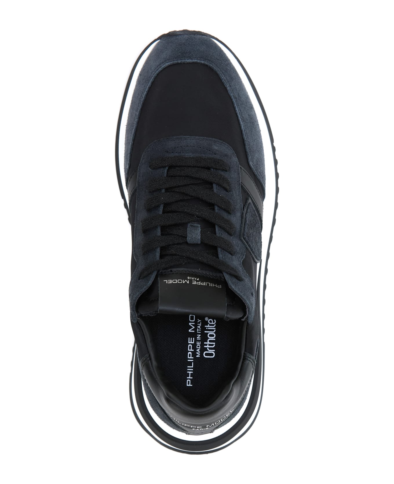Philippe Model Tropez Low Sneakers - BLACK