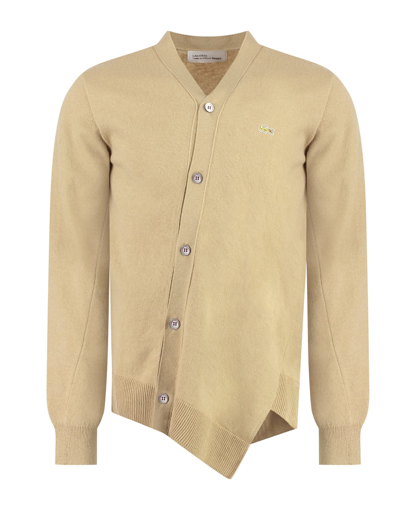 Comme des Garçons Shirt Lacoste X Comme Des Garçons - Wool Cardigan - Camel カーディガン