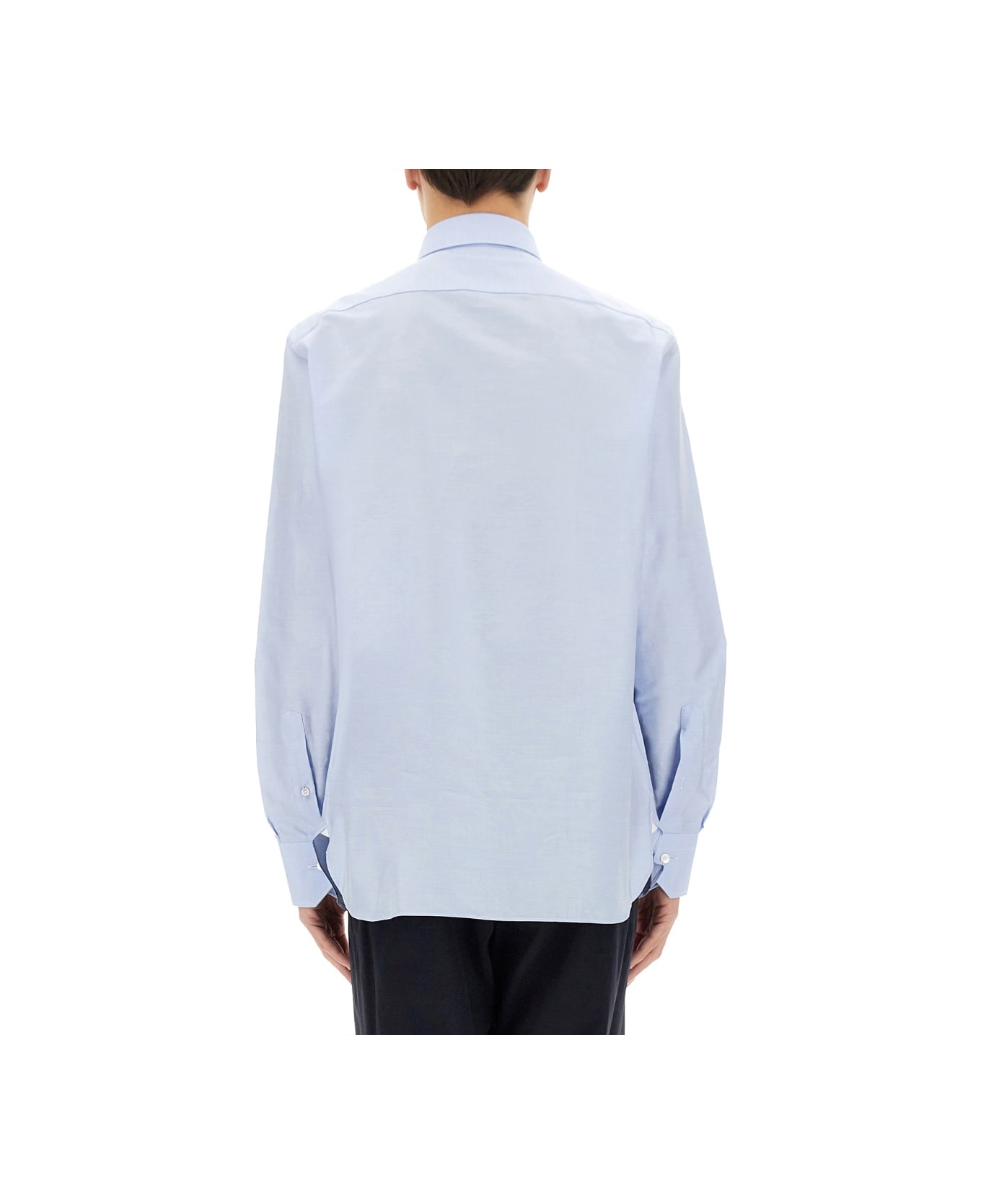 Zegna "trophy" Shirt - AZURE