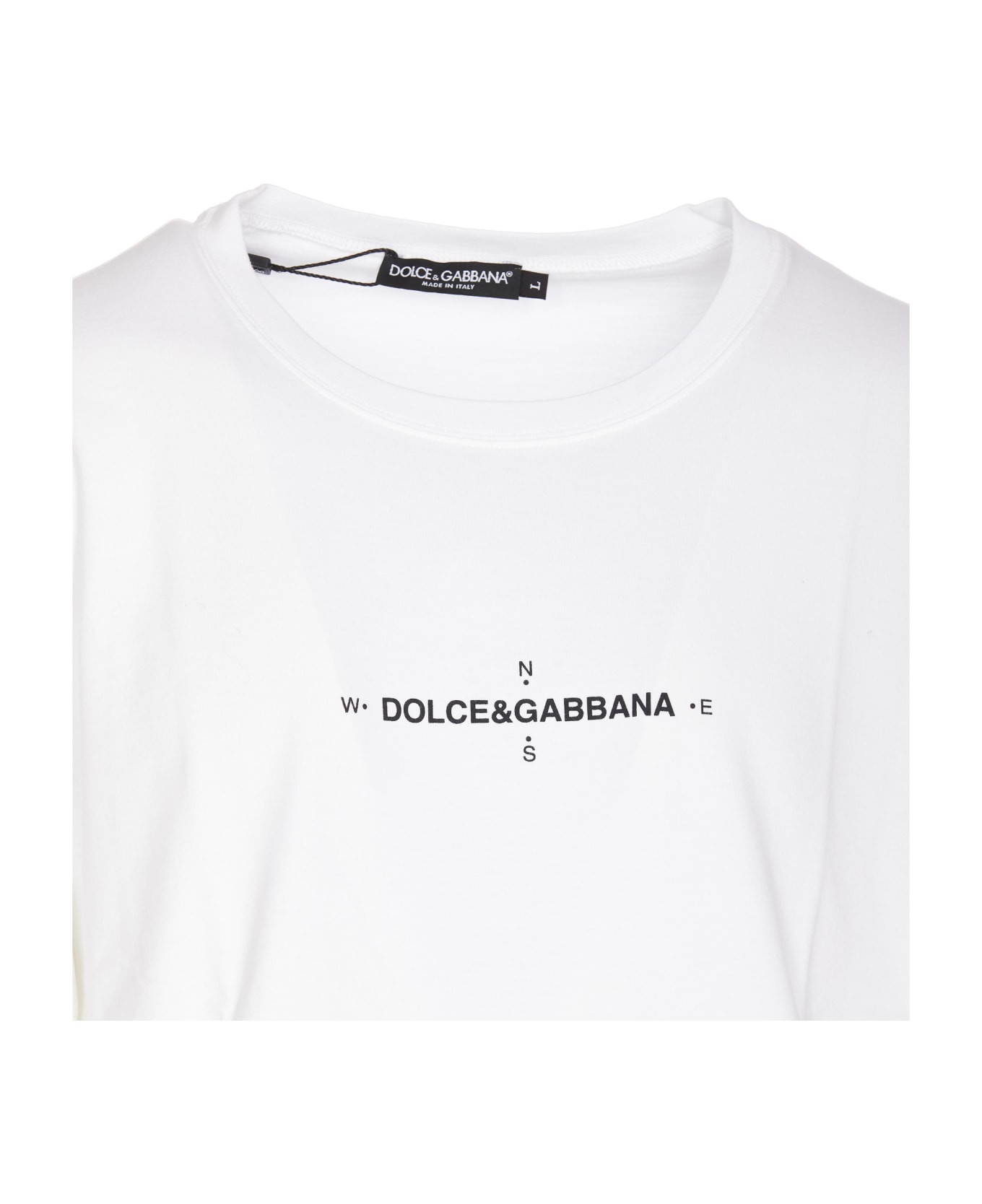 Dolce & Gabbana Marina Print T-shirt - Bianco Ottico シャツ