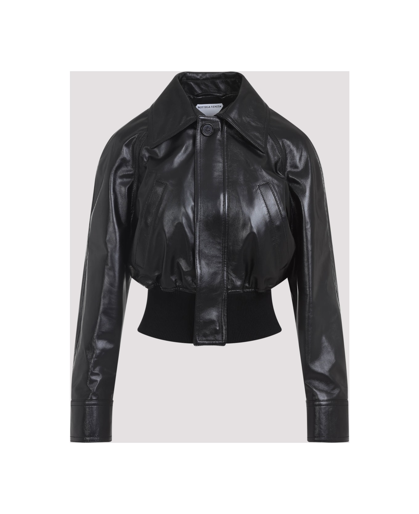 Bottega Veneta Short Bomber Jacket - Black