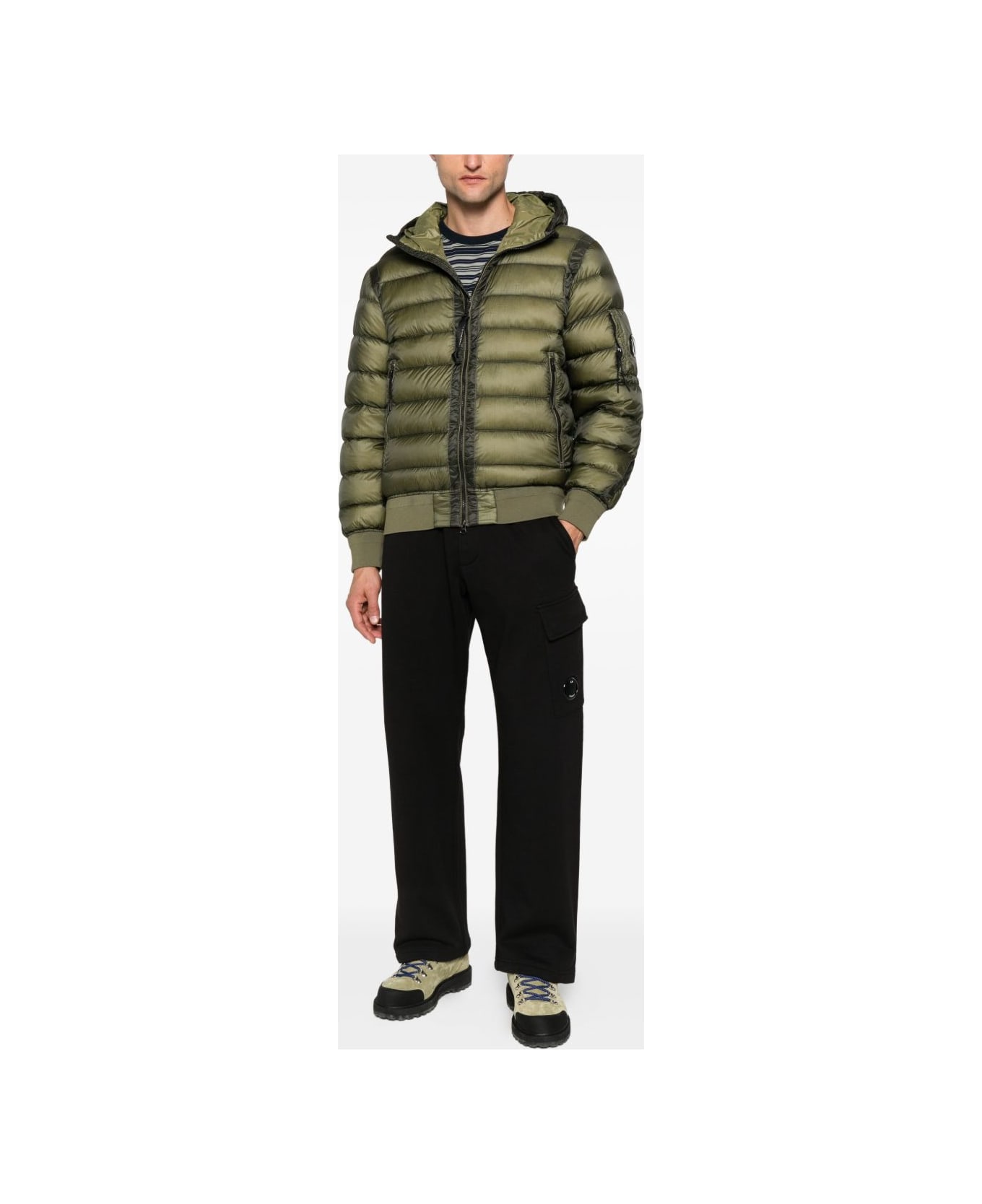 C.P. Company Cotton Sweatpants - Black