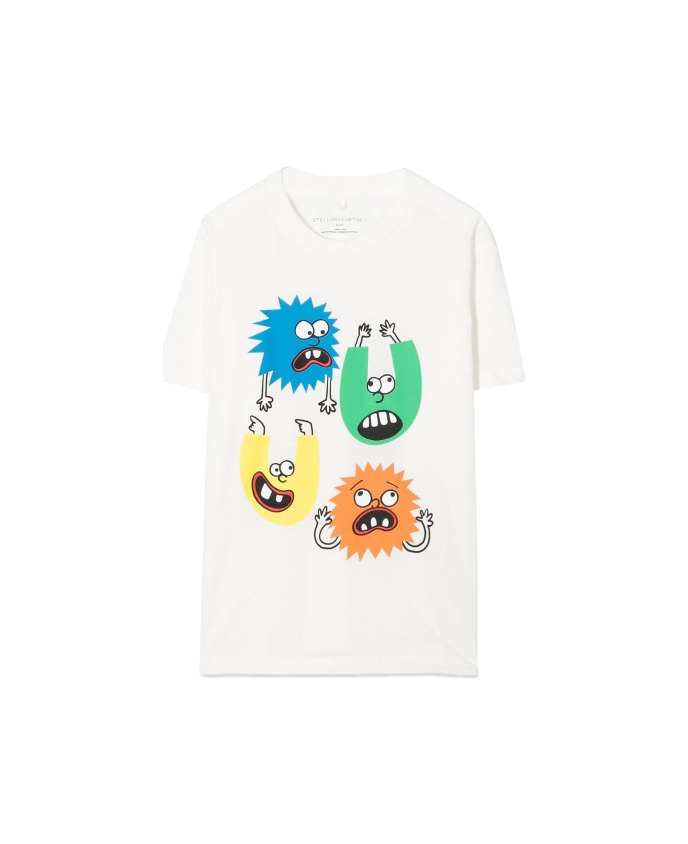 Stella McCartney Kids Monsters T-shirt - IVORY