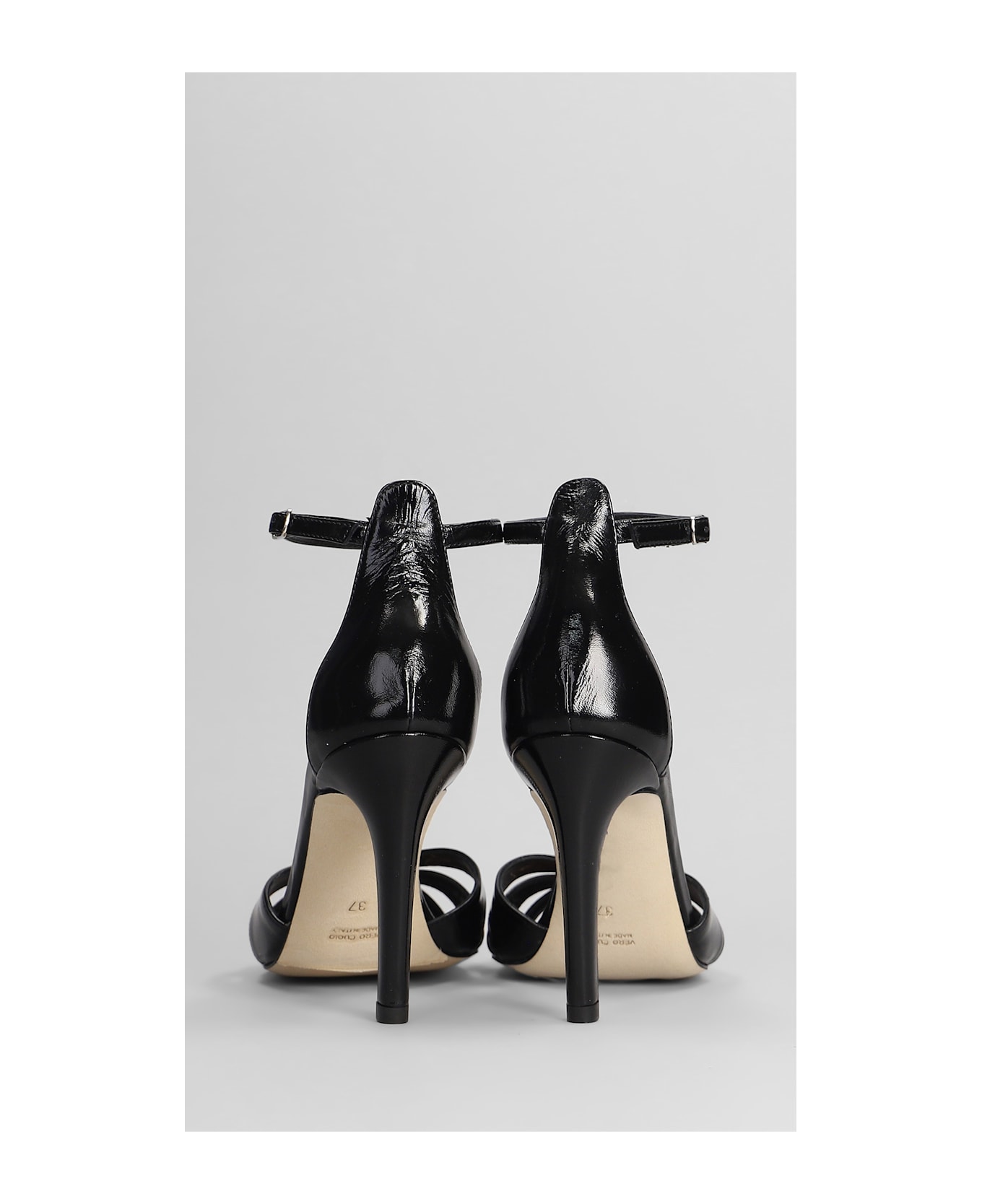 The Seller Sandals In Black Leather - black