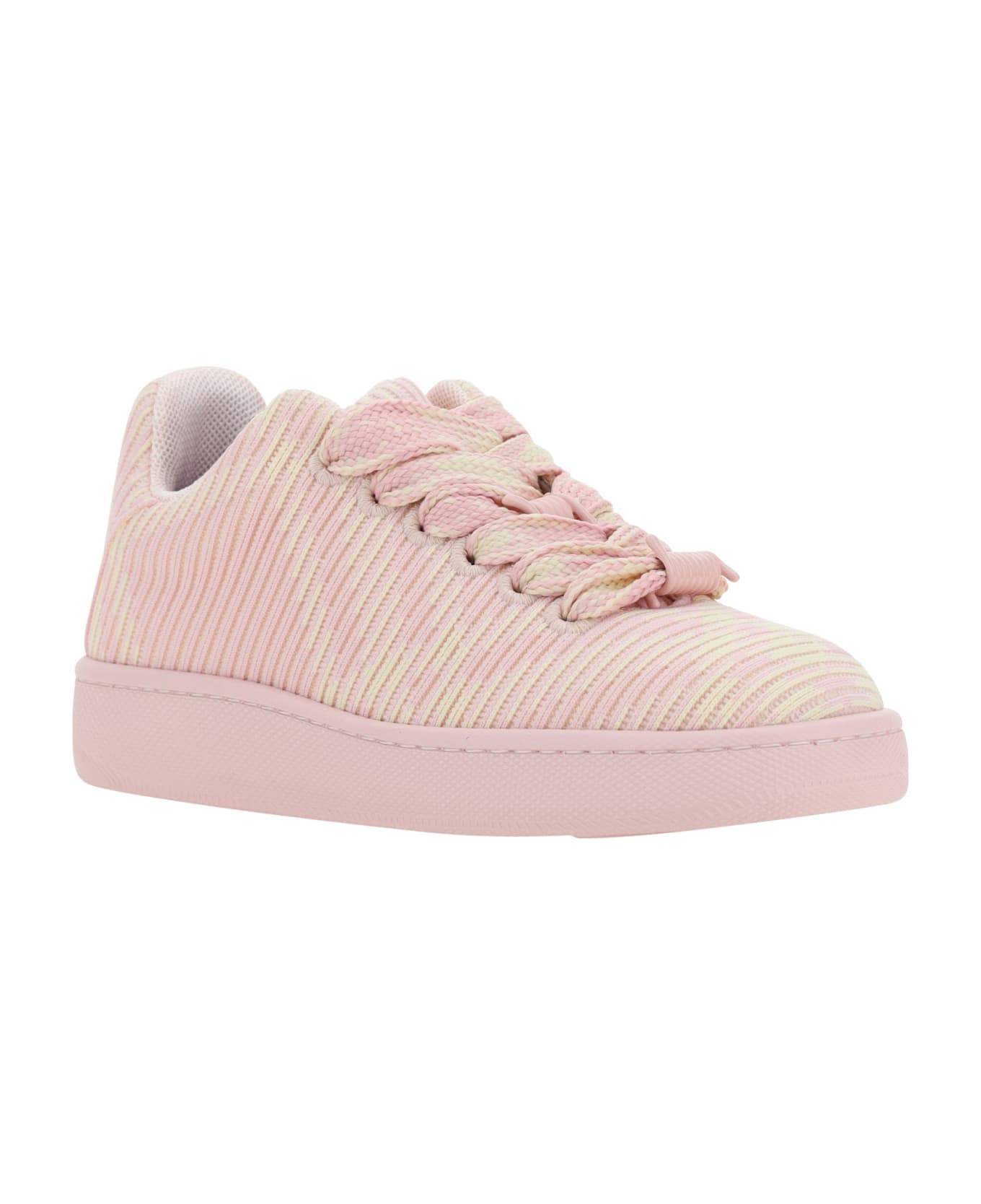 Burberry Embroidered Fabric Box Sneakers - Cameo Ip Check
