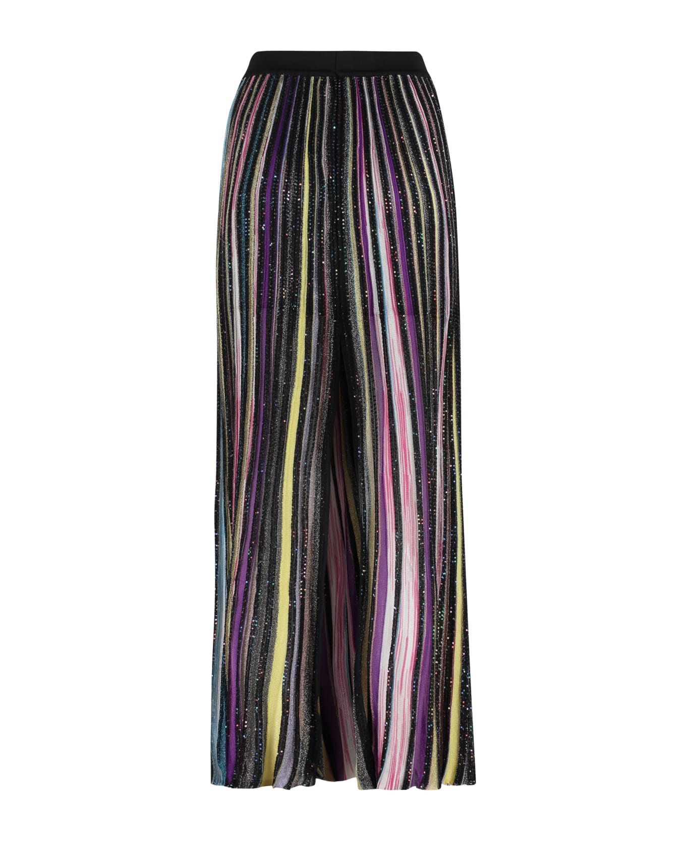 Missoni Knitted Lurex Skirt - Nero/multicolour