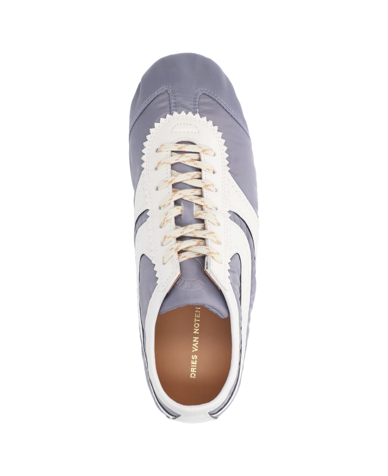 Dries Van Noten Sneakers With Leather - Light Blue