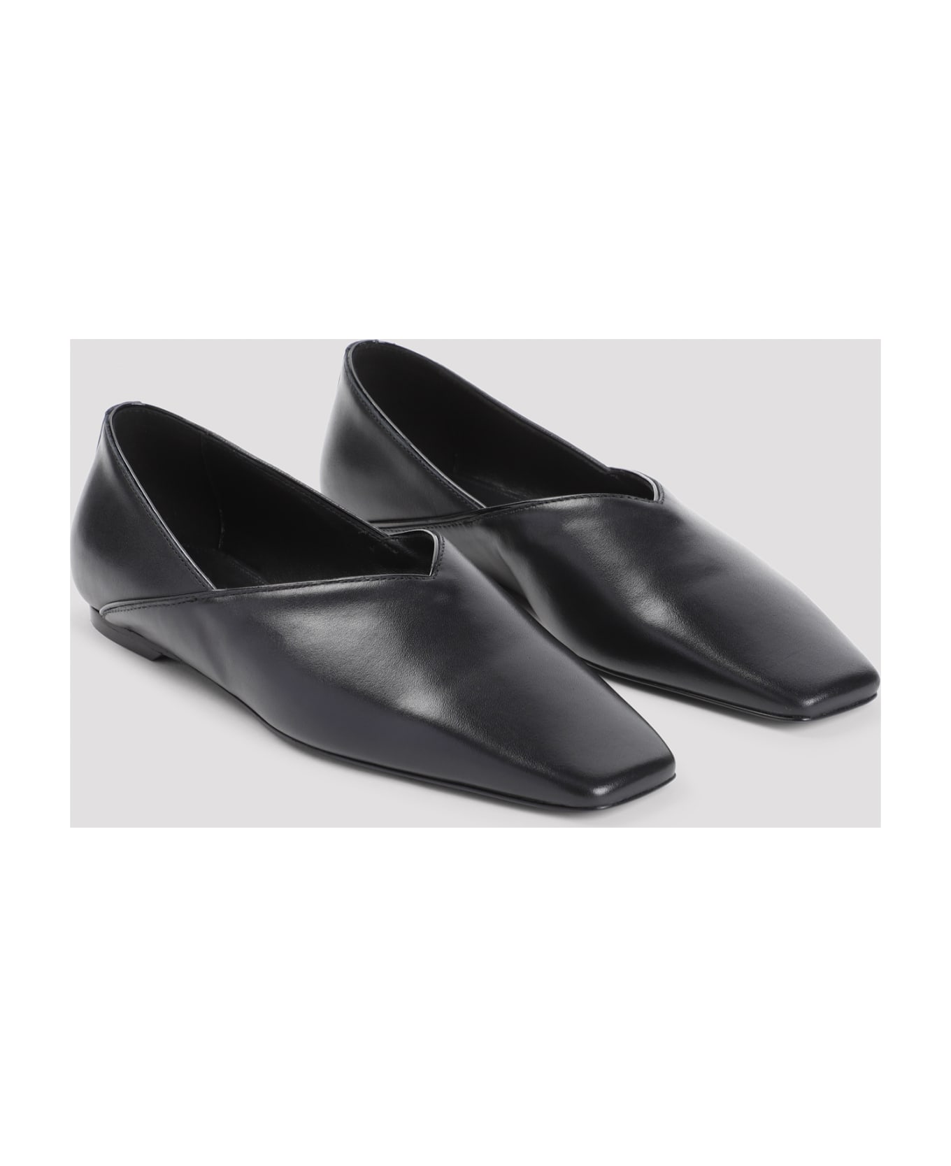 Totême The Everyday Flat Ballerinas - Black