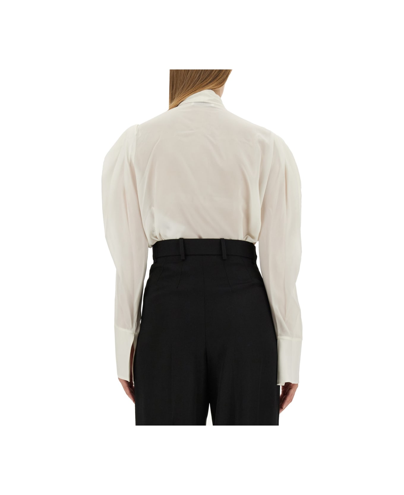 Nina Ricci Silk Shirt - WHITE
