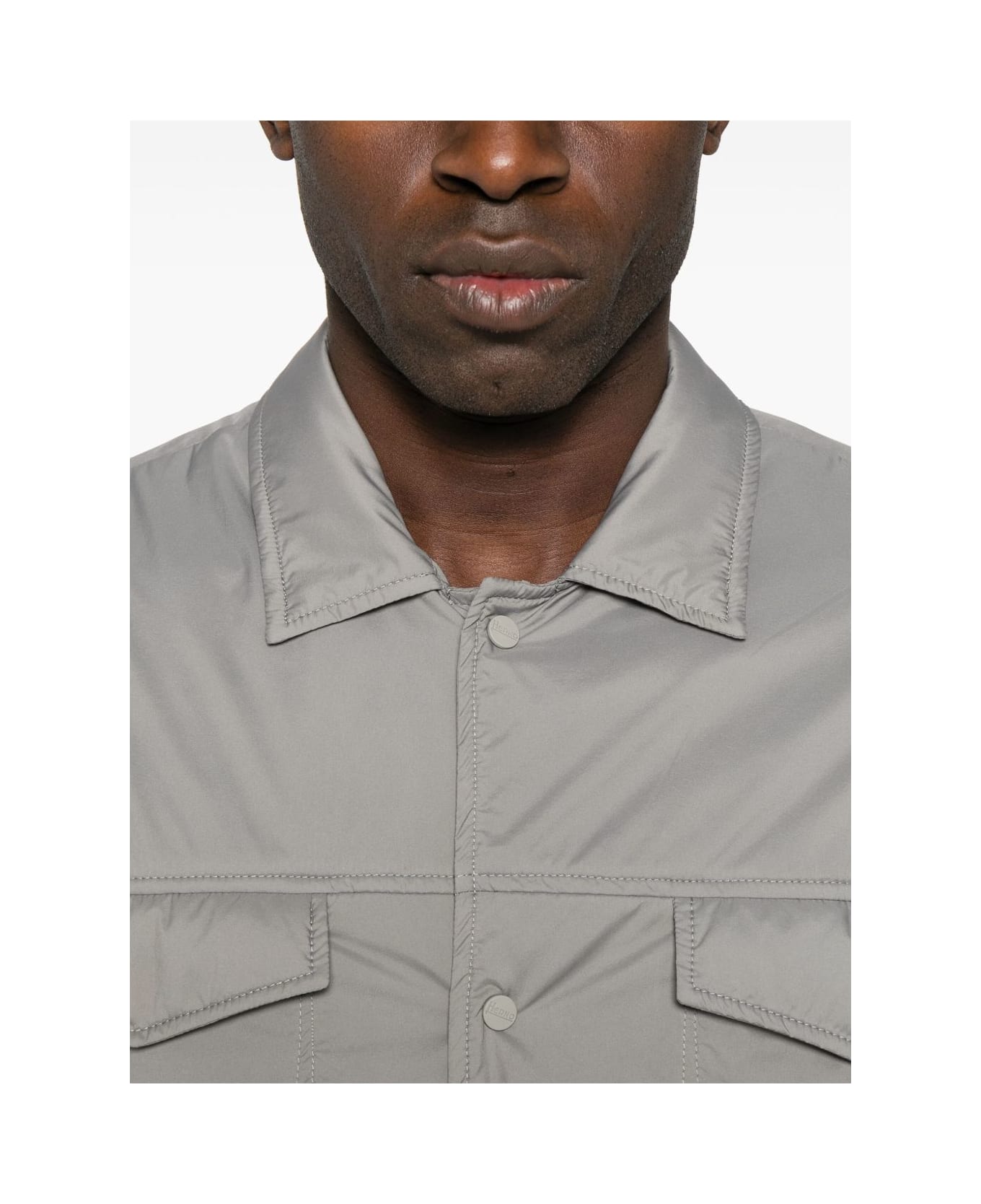 Herno Padded Shirt - Grey