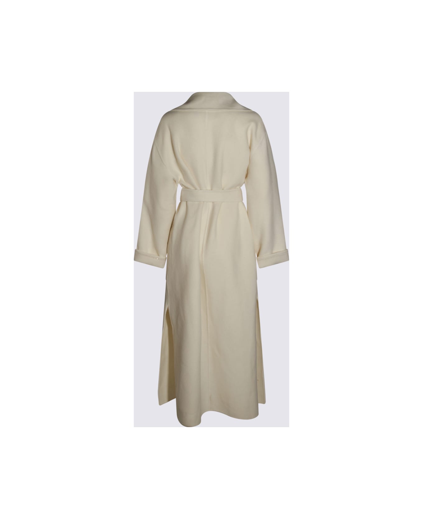 Fabiana Filippi White Cashmere Coat - burro