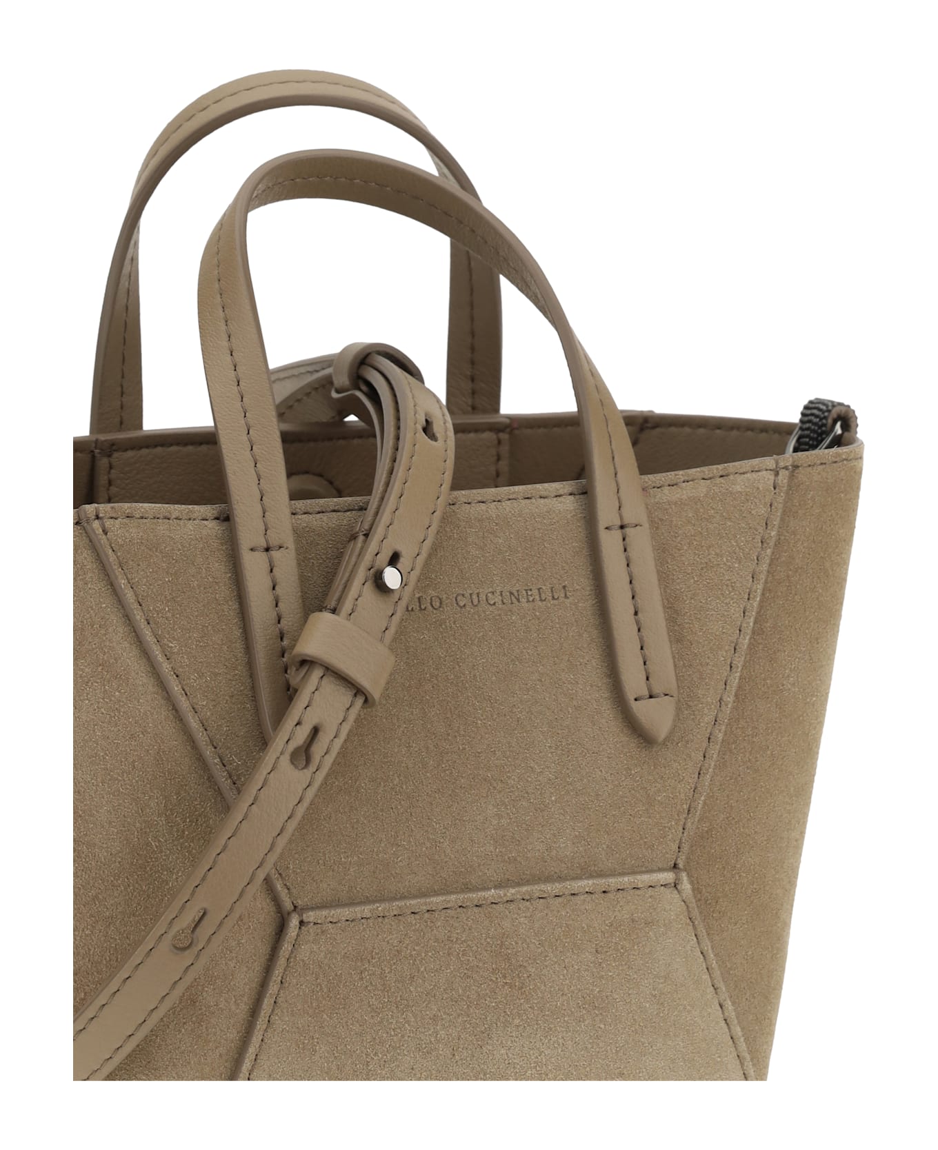 Brunello Cucinelli Suede Shoulder Bag