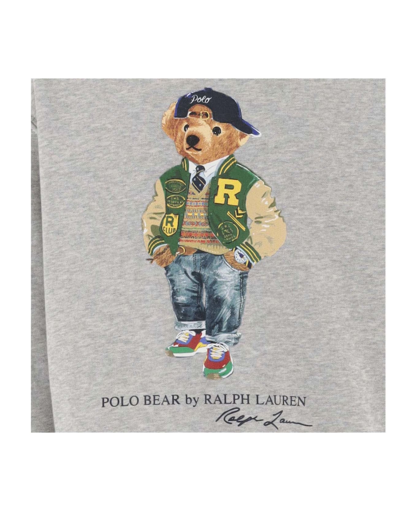 Polo Ralph Lauren Cotton Blend Sweatshirt With Polo Bear Pattern