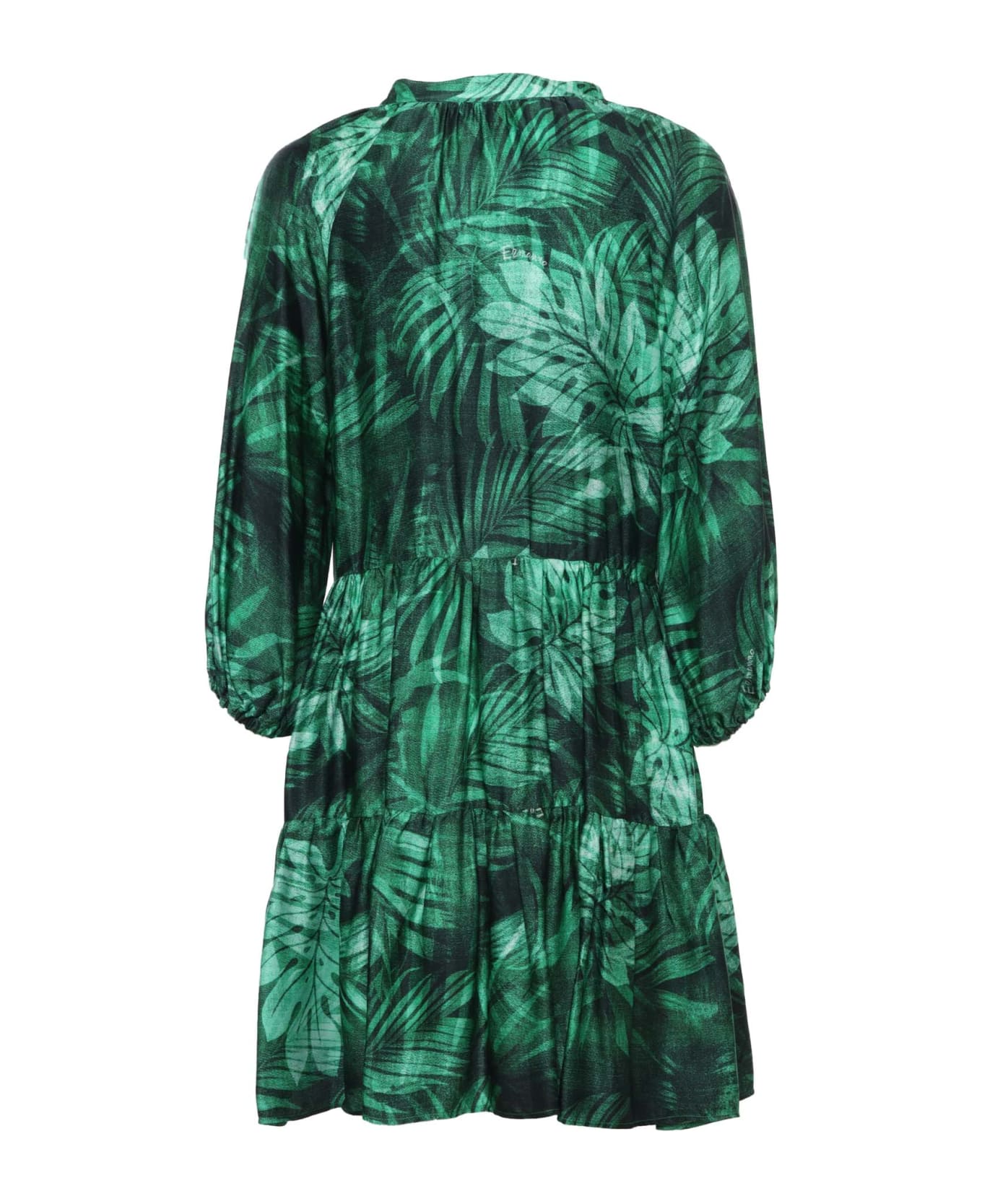 Ermanno Ermanno Scervino Green Dress Foresta - GREEN ニットウェア