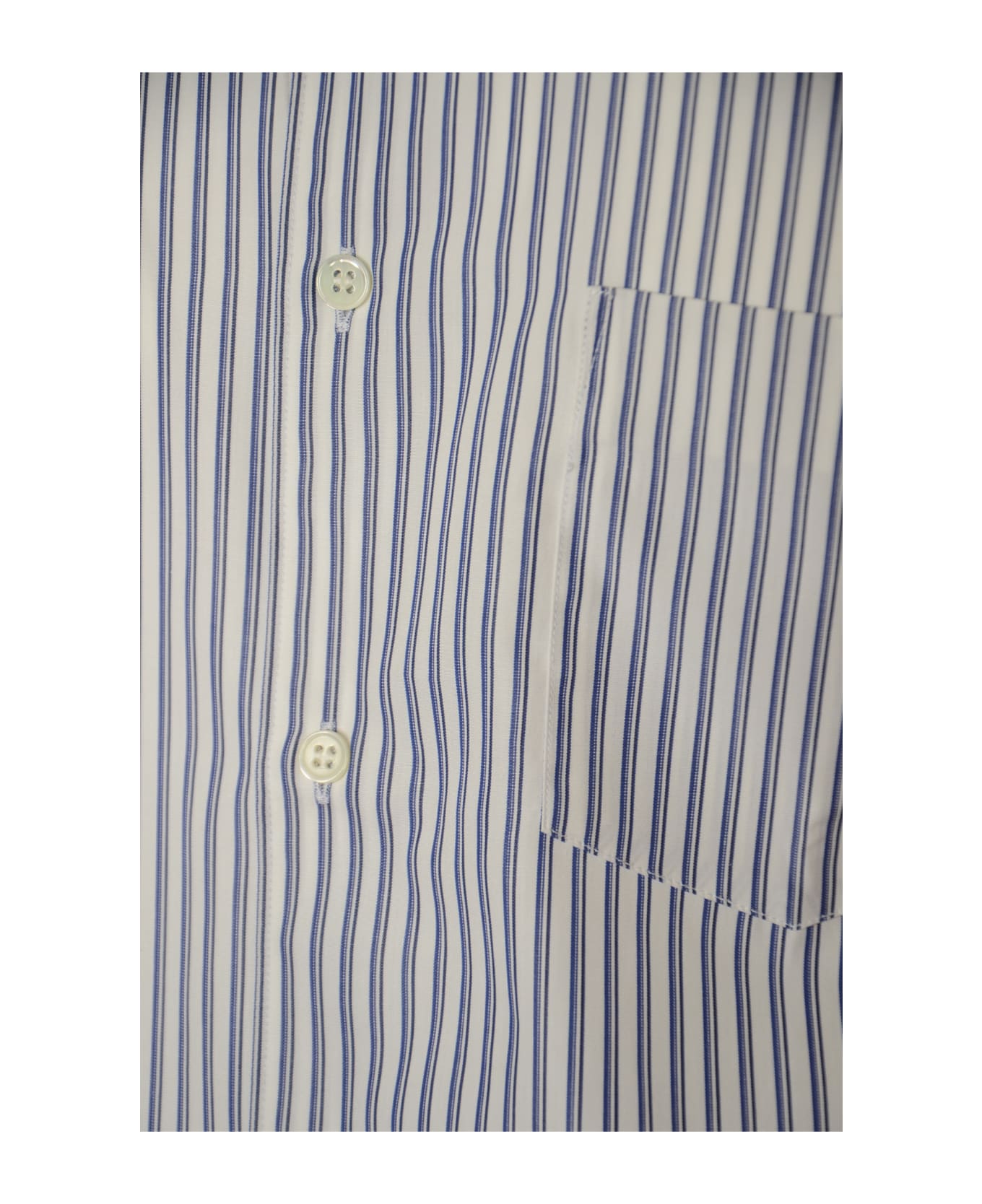 Comme des Garçons Patched Pocket Striped Shirt - Stripe シャツ