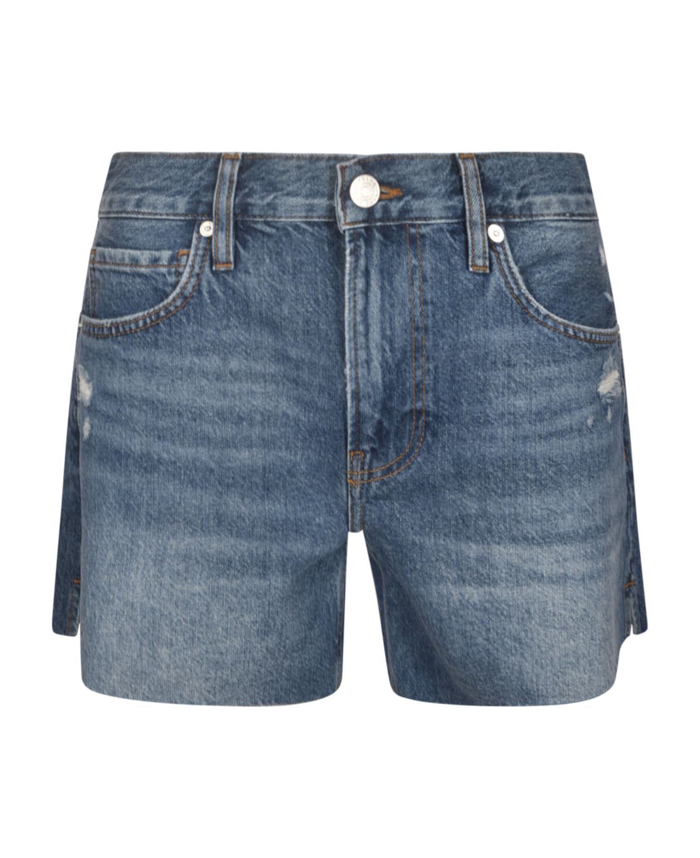 Frame Distressed Denim Shorts - Azure ショートパンツ