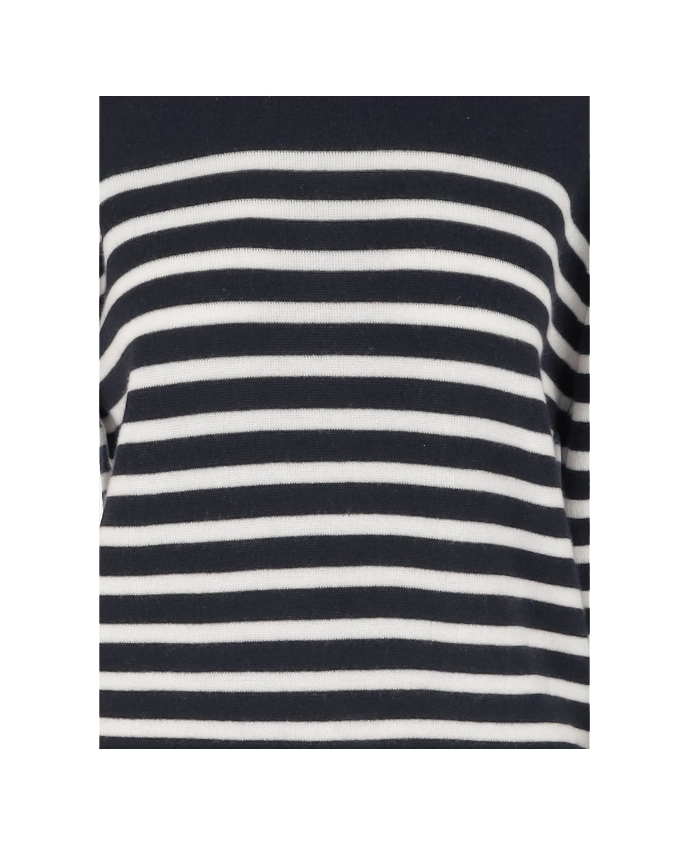 Khaite Purple Stretch Cashmere Sweater - Midnight Navy / Glaze