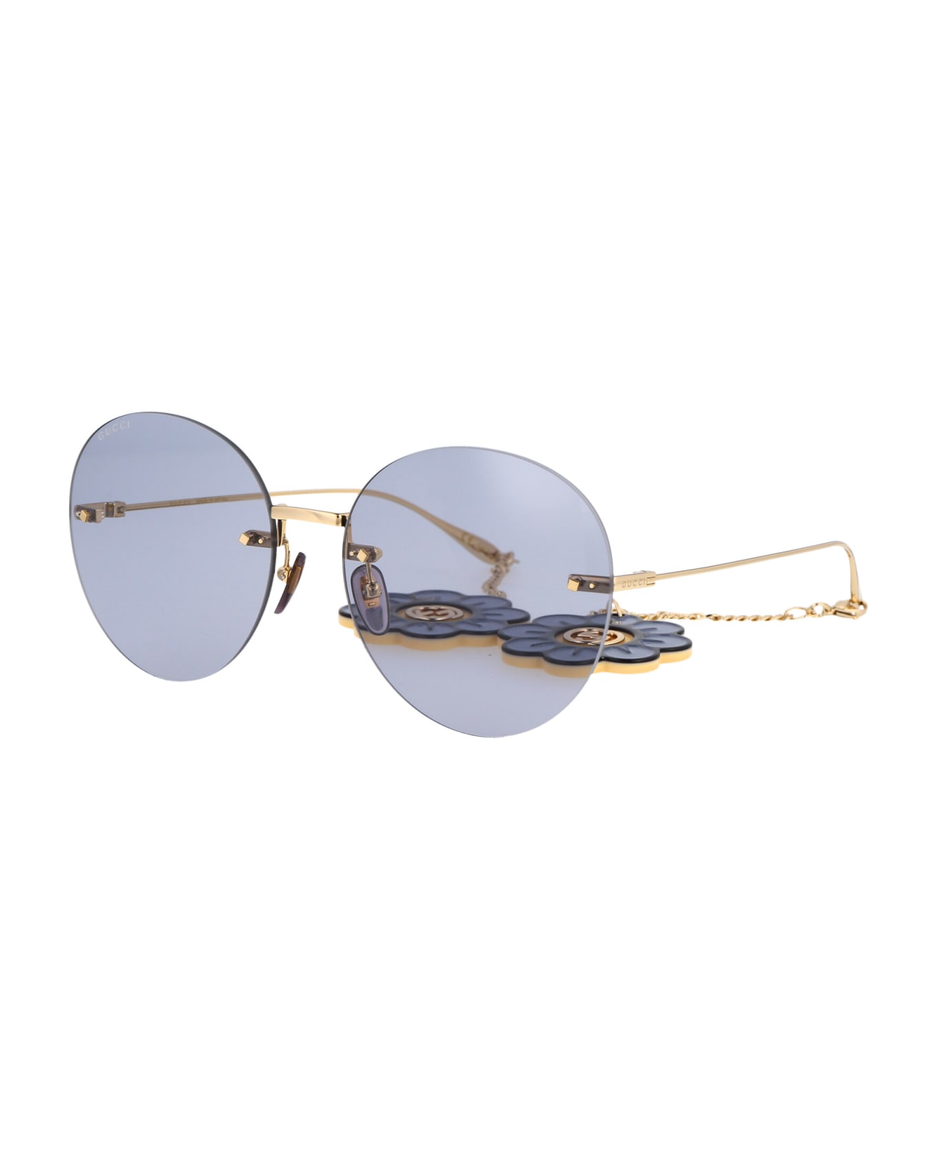 Gucci Eyewear Gg1149s Sunglasses - 006 GOLD GOLD VIOLET サングラス