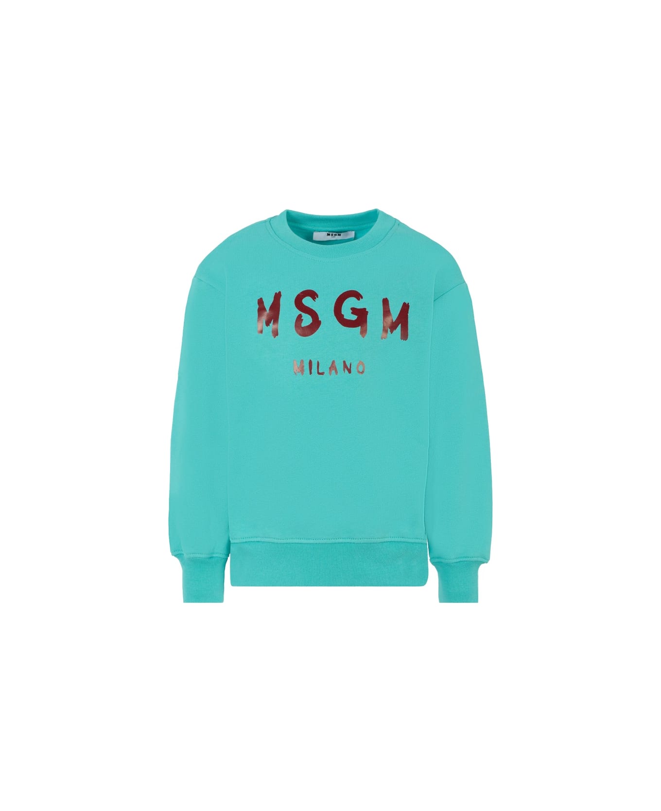 MSGM Jersey With Logo - BLUE