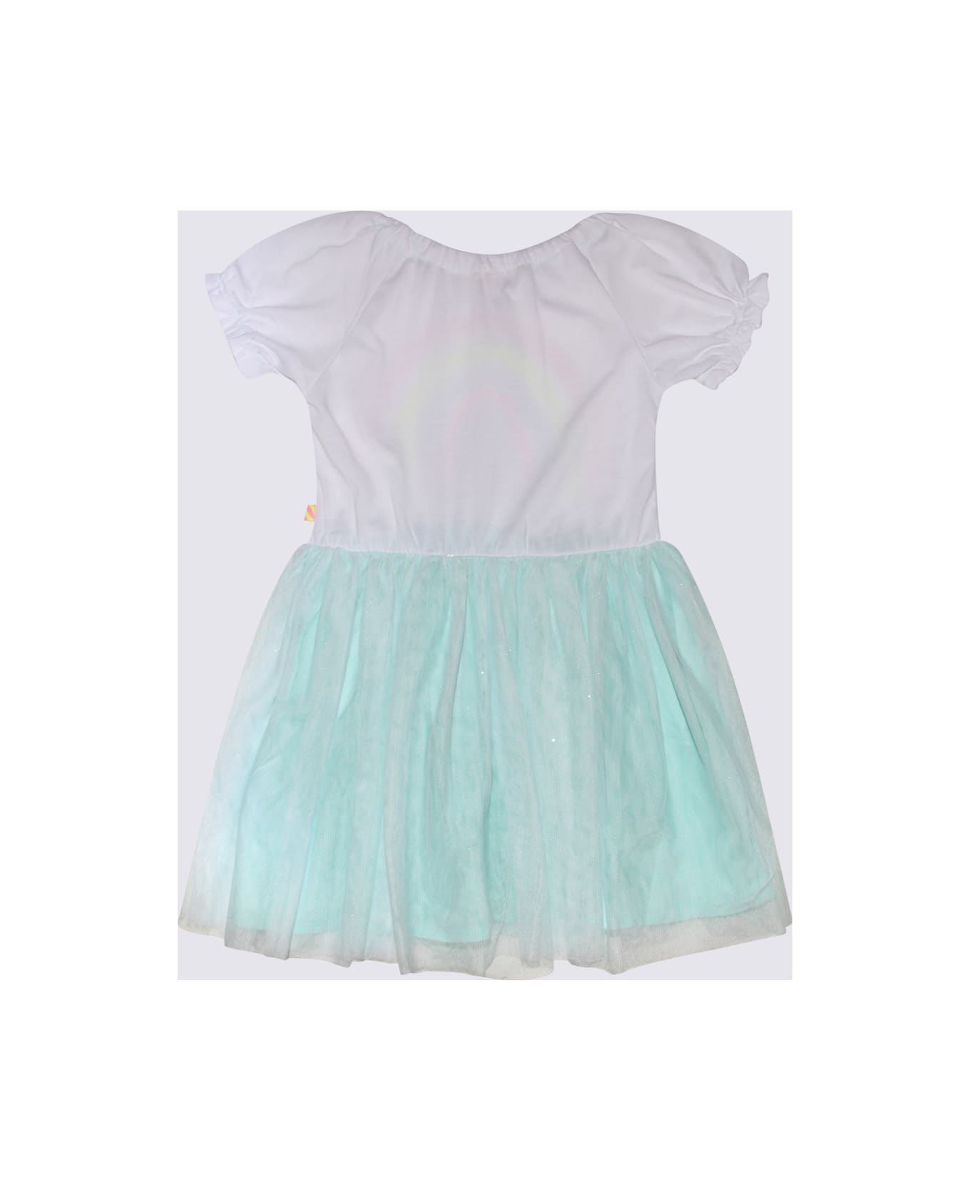 Billieblush White Multicolour Viscose Blend Dress - White ワンピース＆ドレス