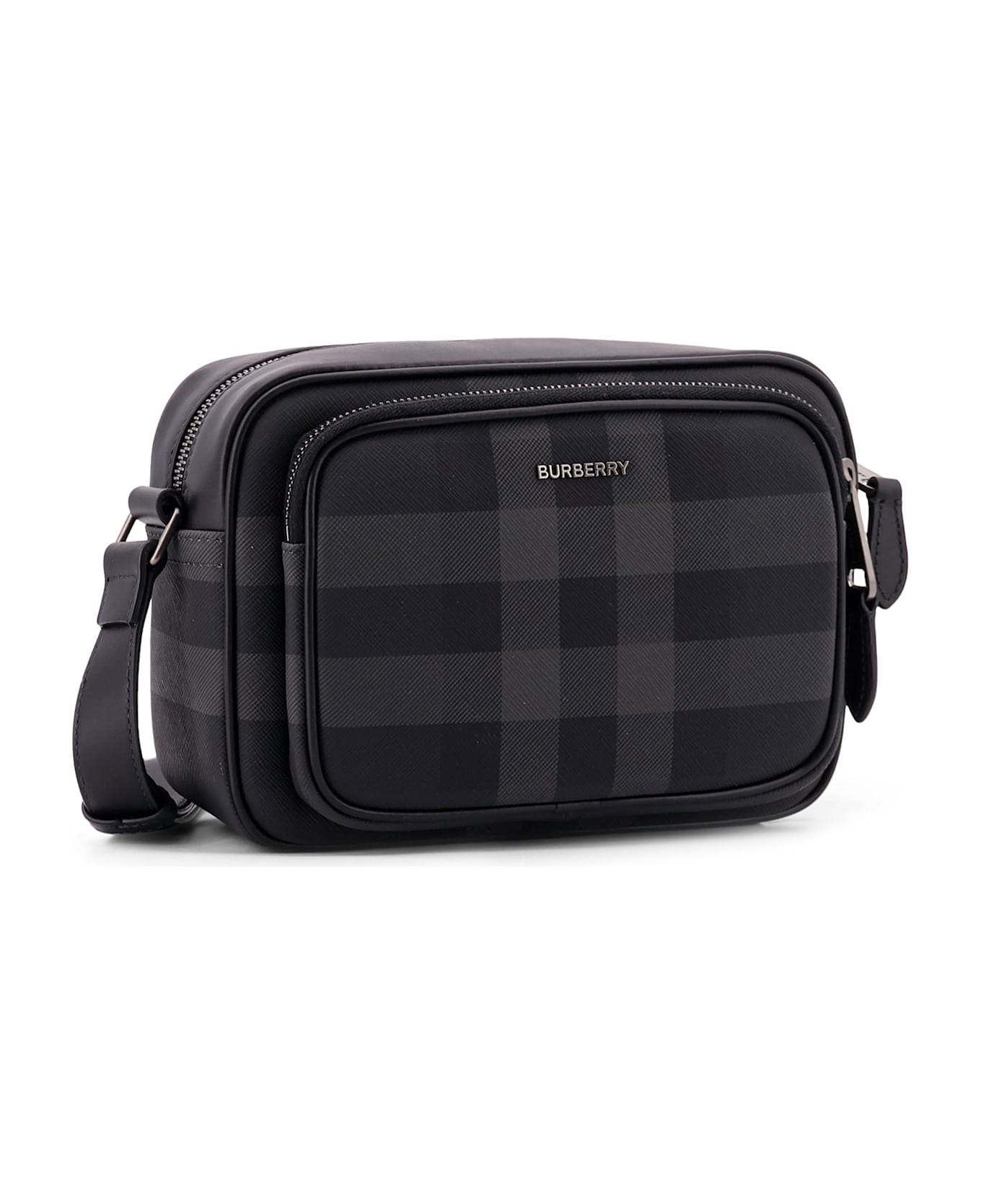 Burberry Paddy Shoulder Bag - GREY/BLACK
