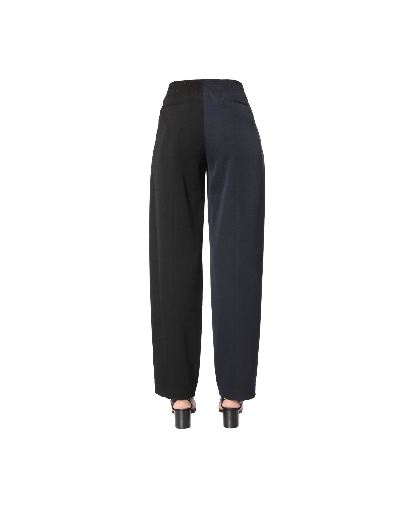 Givenchy Contrasting Panelled Trousers - BLUE ボトムス
