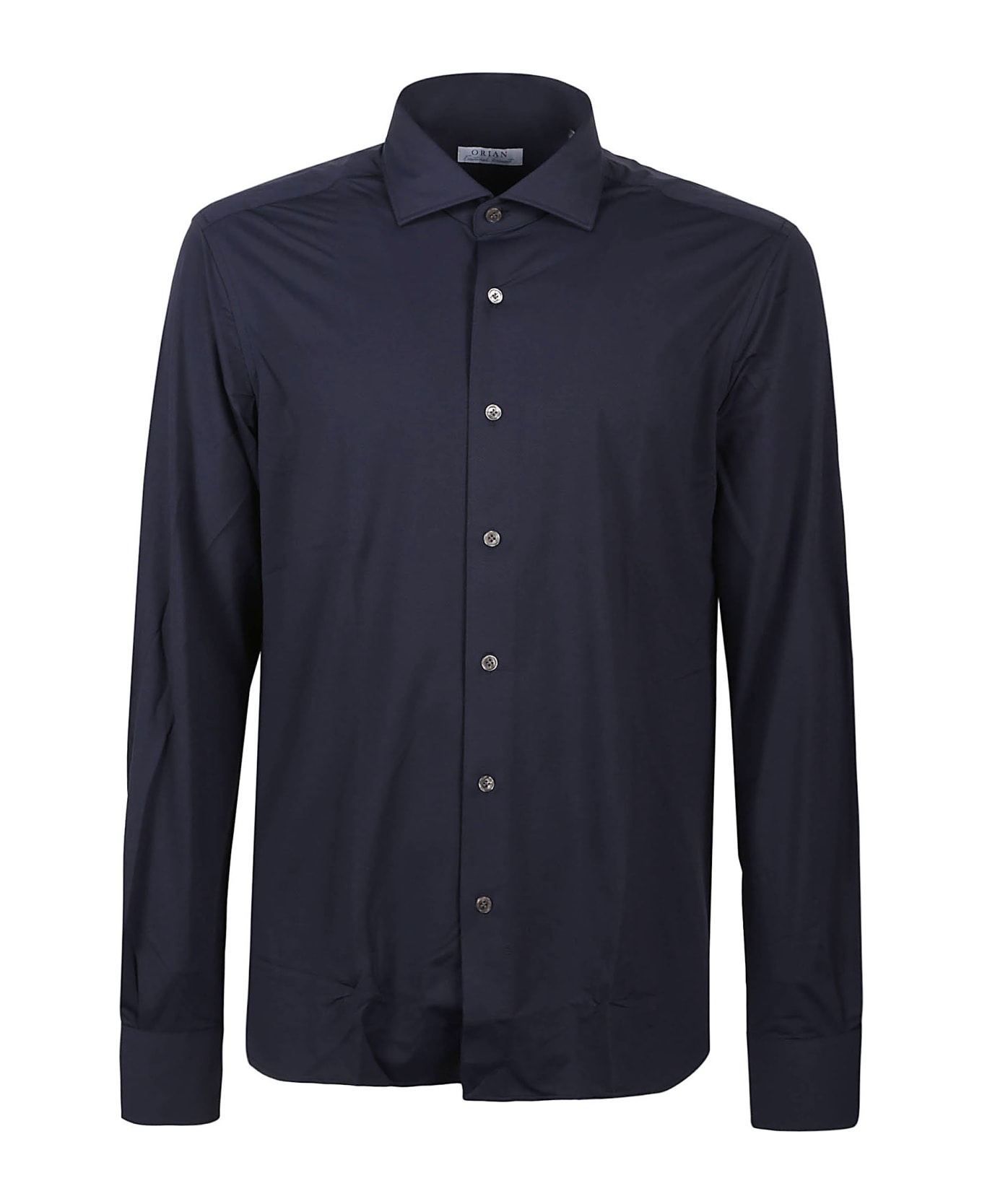 Orian Long Sleeve Slim Shirt - Blu Navy シャツ
