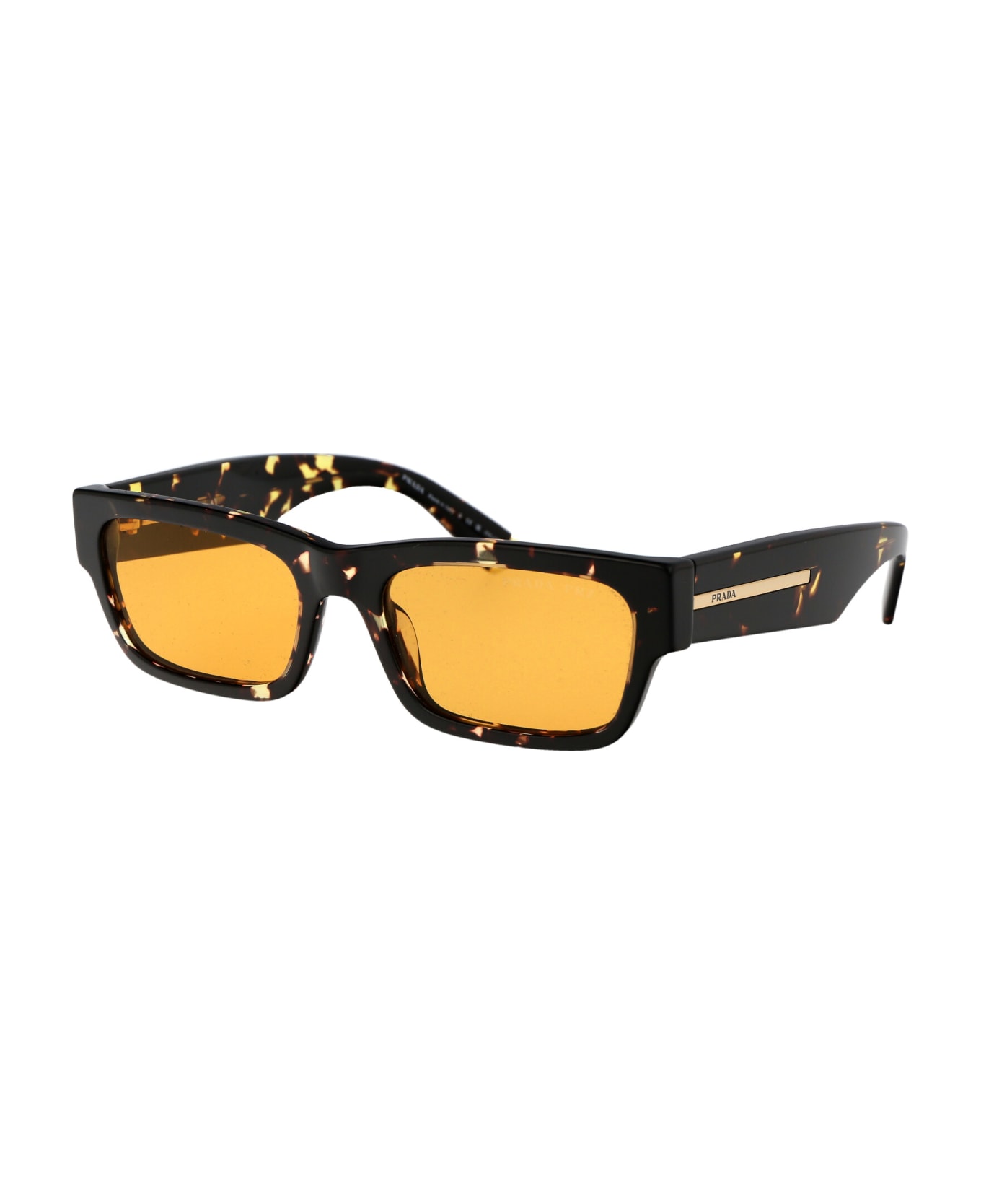 Prada Eyewear 0pr A03s Sunglasses - 16O20C Havana Black/Yellow