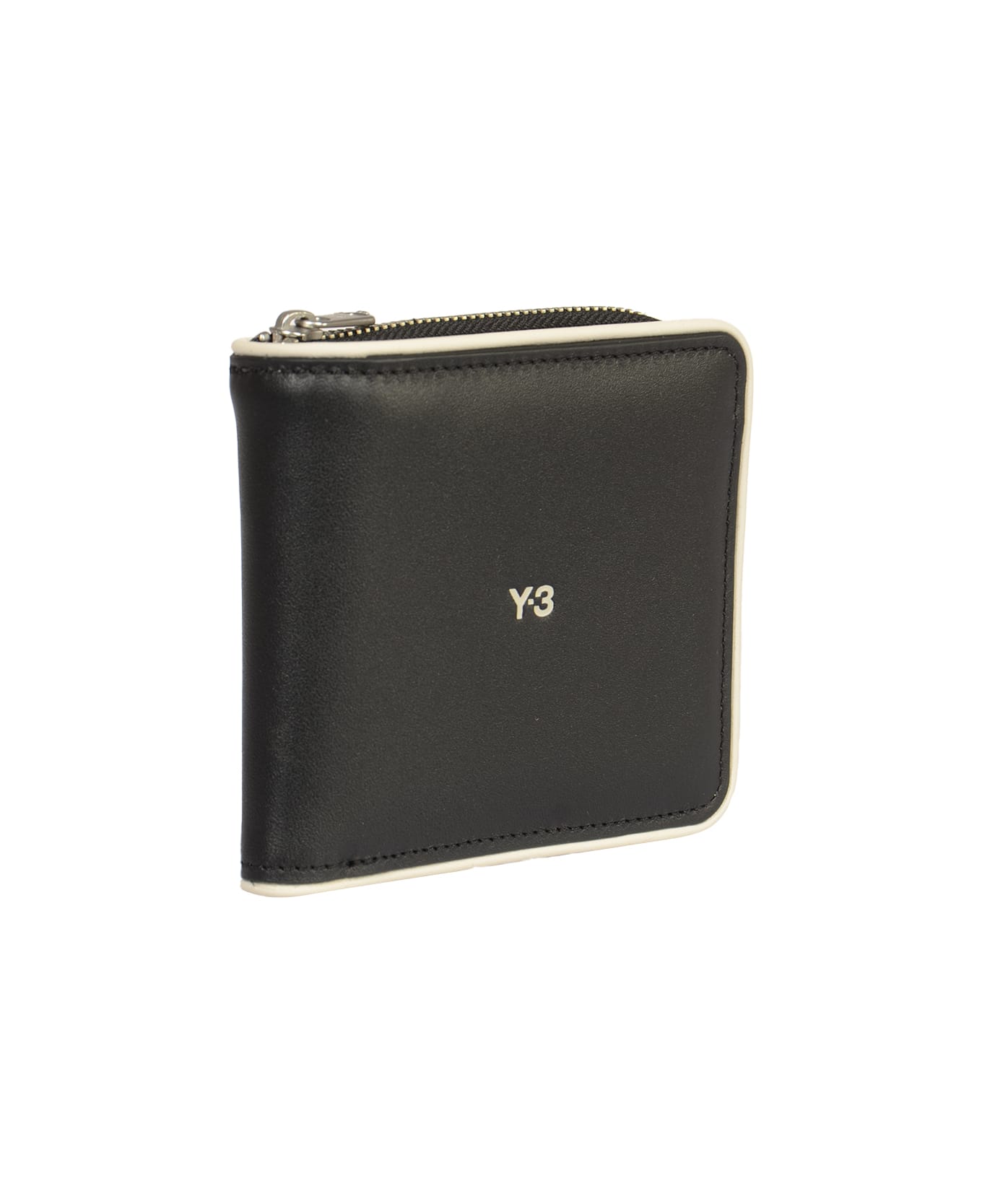 Y-3 Y3 Logo Zip-around Wallet - Black