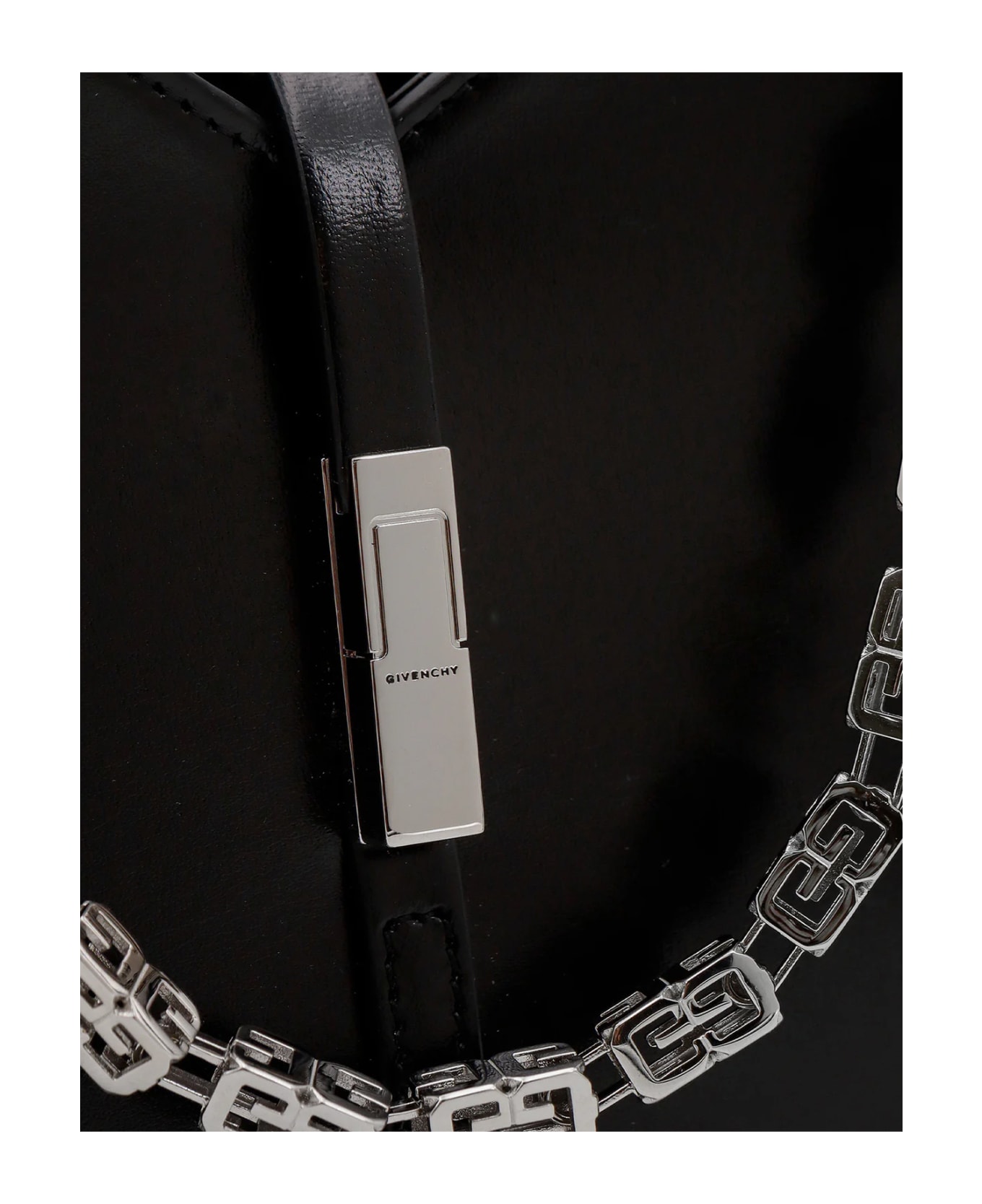 Givenchy Black Cut-out Zipped Shoulder Bag - Black
