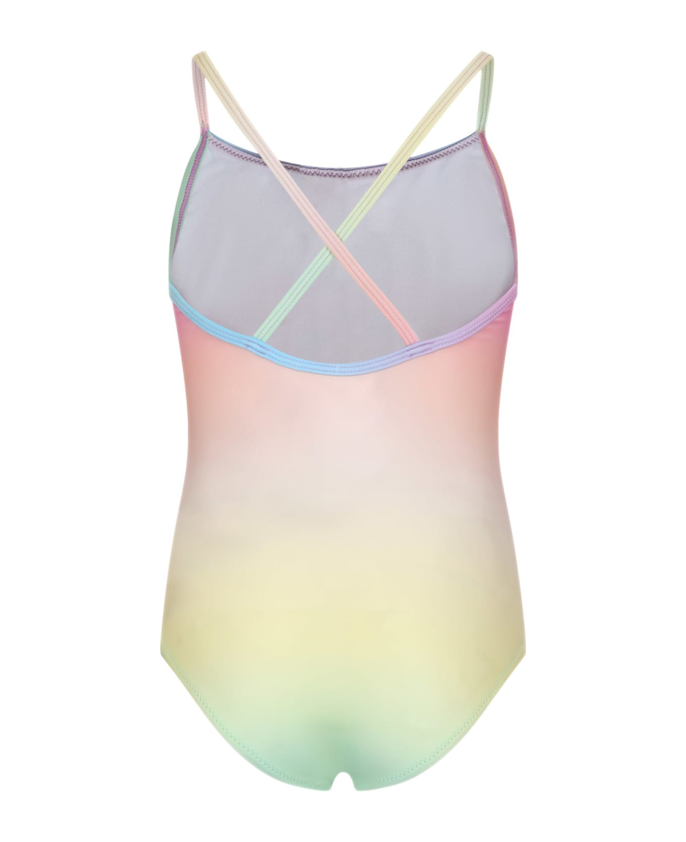 Molo Multicolor Swimsuit For Girl With Print - Multicolor 水着