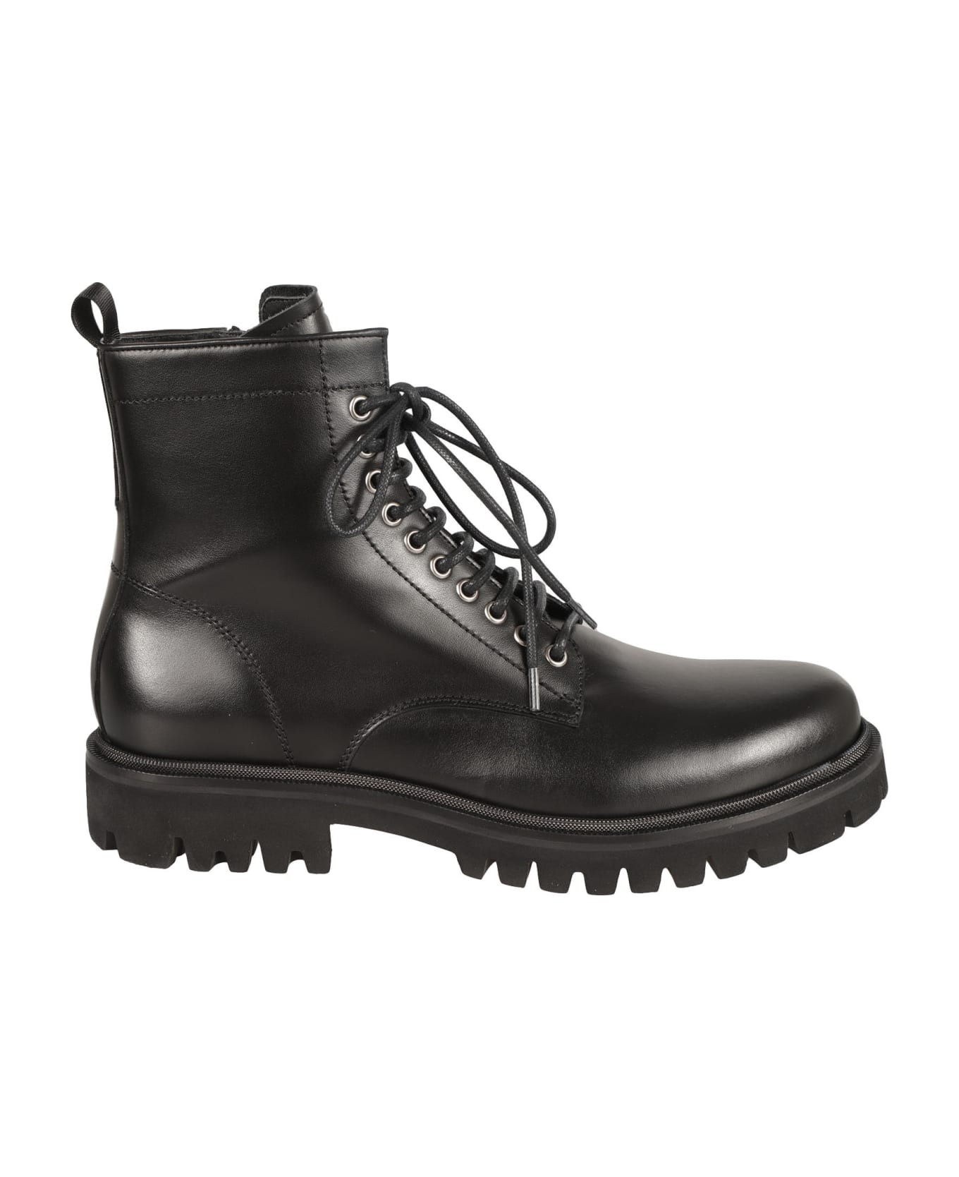 Dsquared2 Be Icon Combat Boots - Black