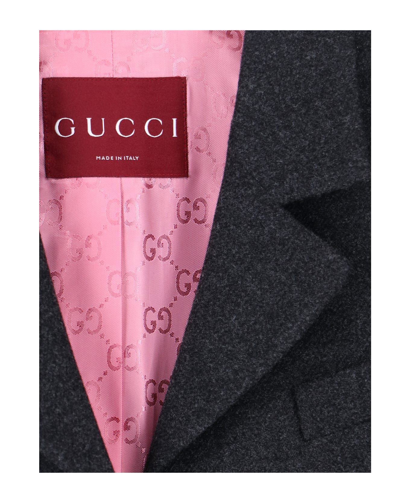Gucci Short Single-breasted Blazer - Gray