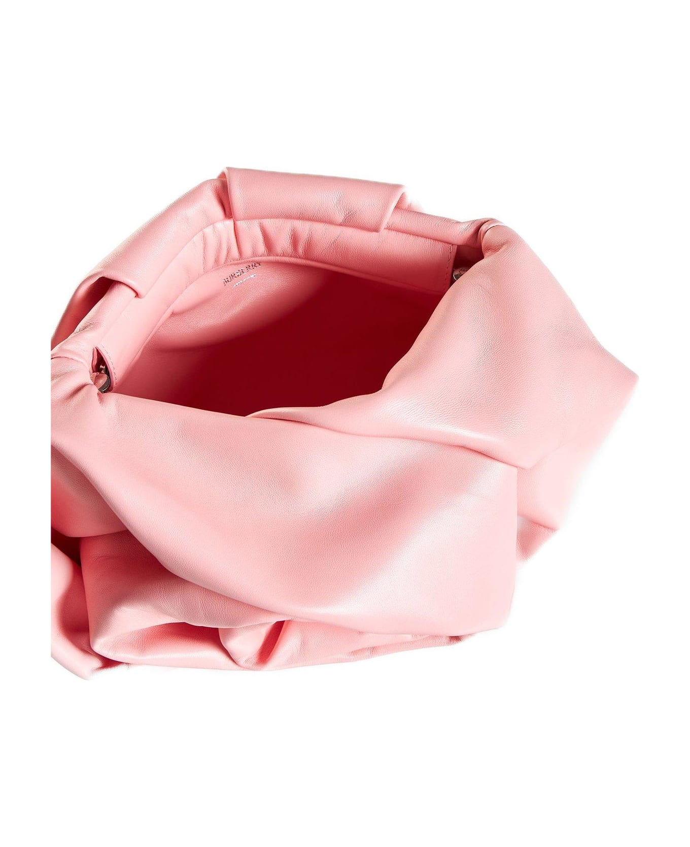 Burberry 3d Rose Ruched Clutch Bag - PINK